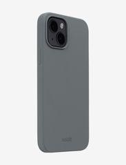 Holdit - Silicone Case iPhone 14/13 - lowest prices - space gray - 1
