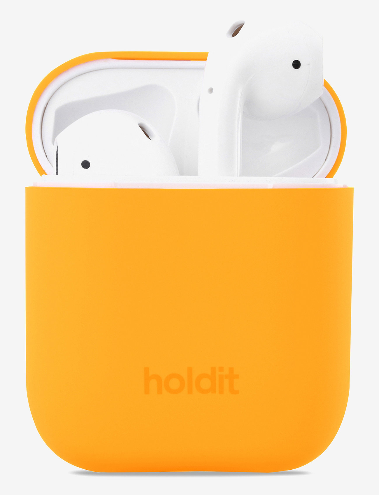 Holdit - Silicone Case AirPods 1&2 - alhaisimmat hinnat - orange juice - 0