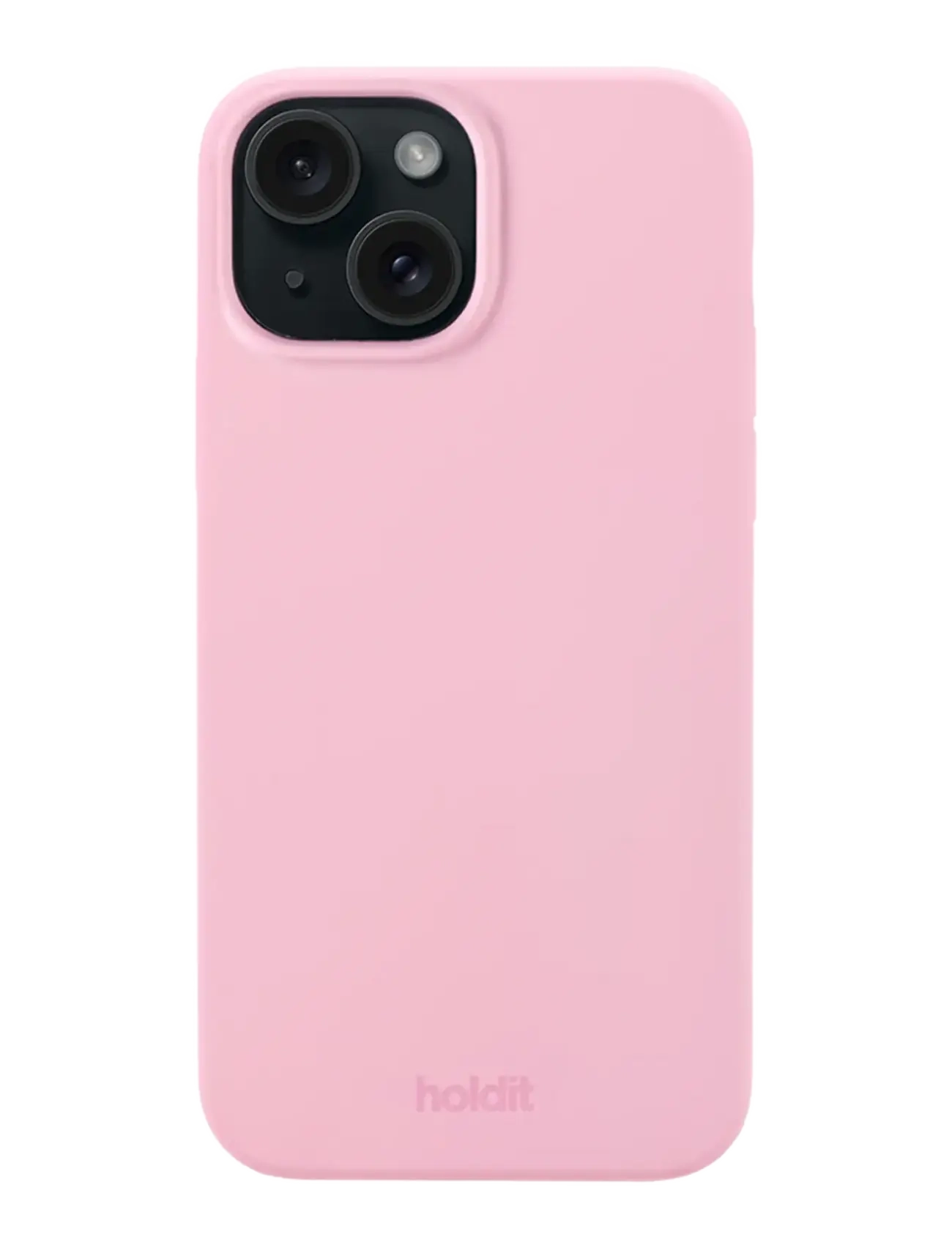 Holdit Silicone Case iPhone 14/13 - Põhirõivad - PINK / pink/rose