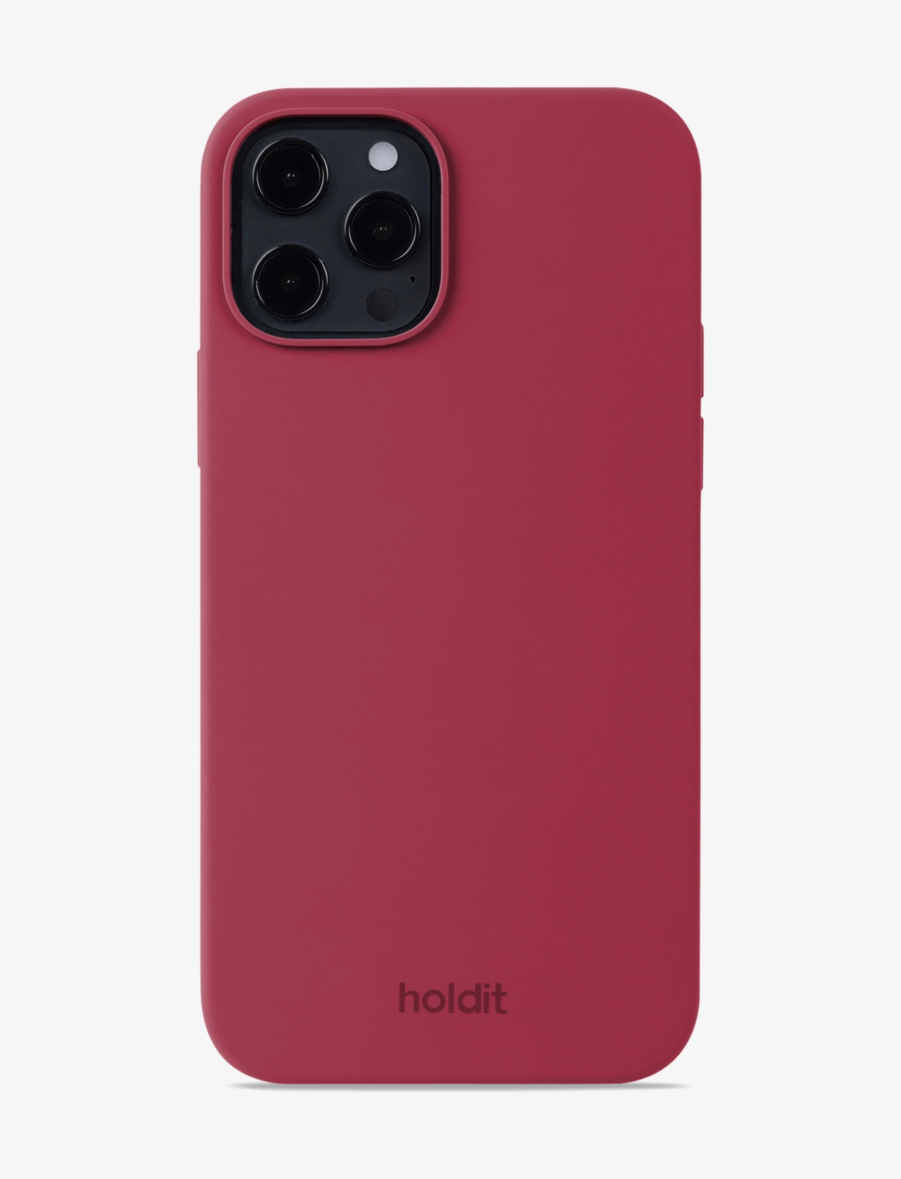 Holdit Silicone Case Red Velvet, IPHONE 12-12PRO, Mobile Accessories-covers, Rot - Phone Cases, Frauen