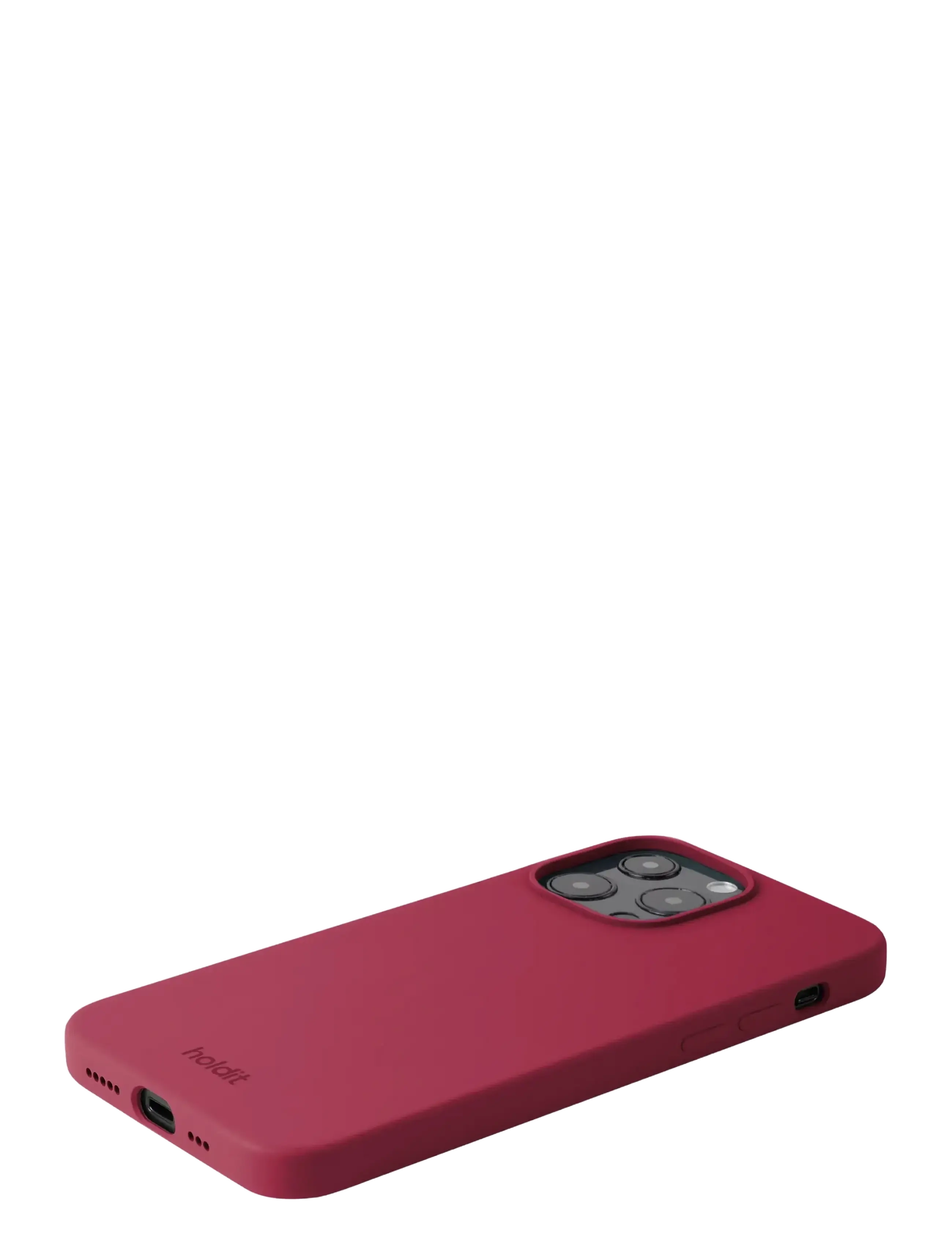 Holdit - Silicone Case iPhone 13 Pro - telefonide ümbrised - red velvet - 2