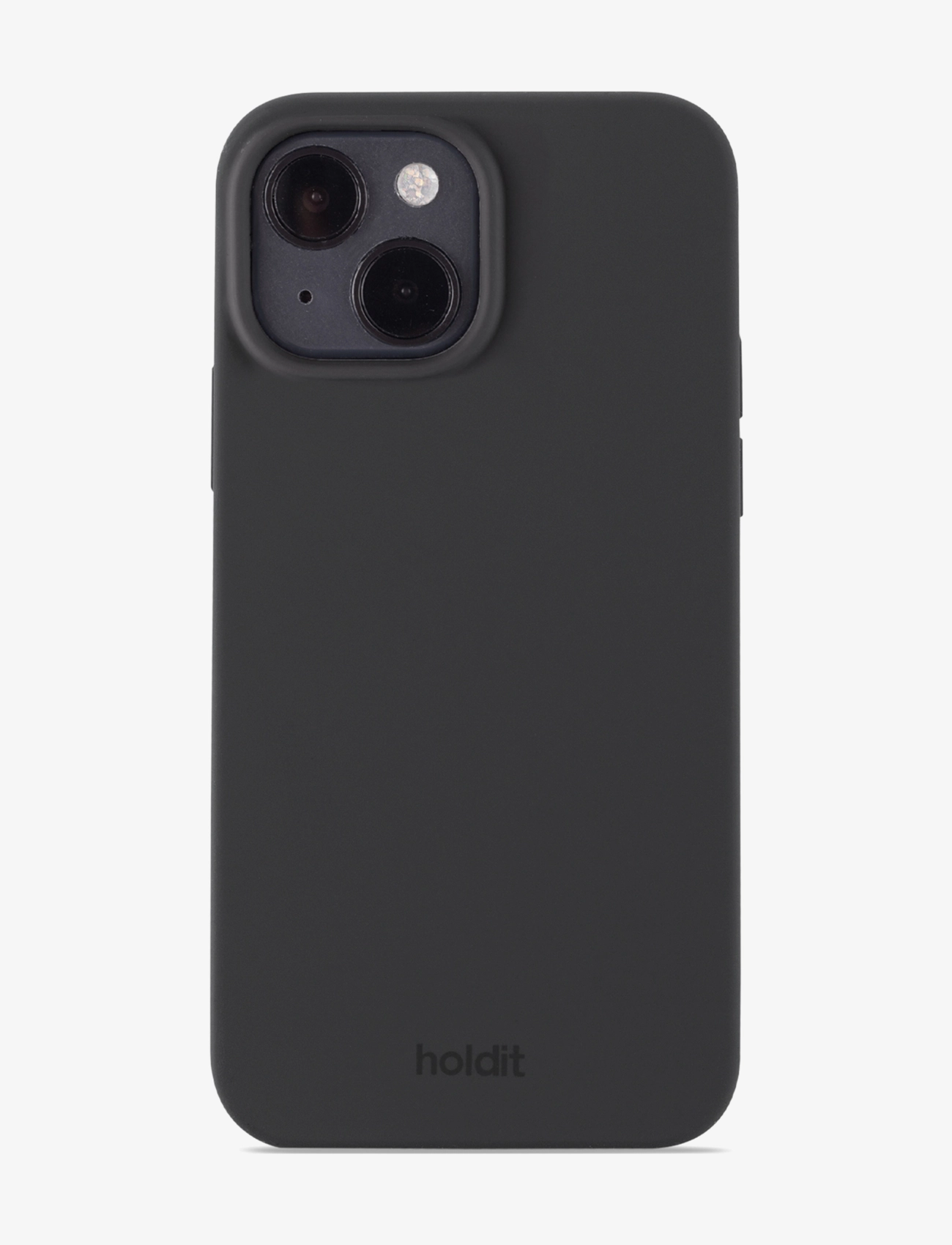 Holdit Silicone Case Black, IPHONE 15, Black, Mobiltilbehør-Covers > Telefontasker, Dame
