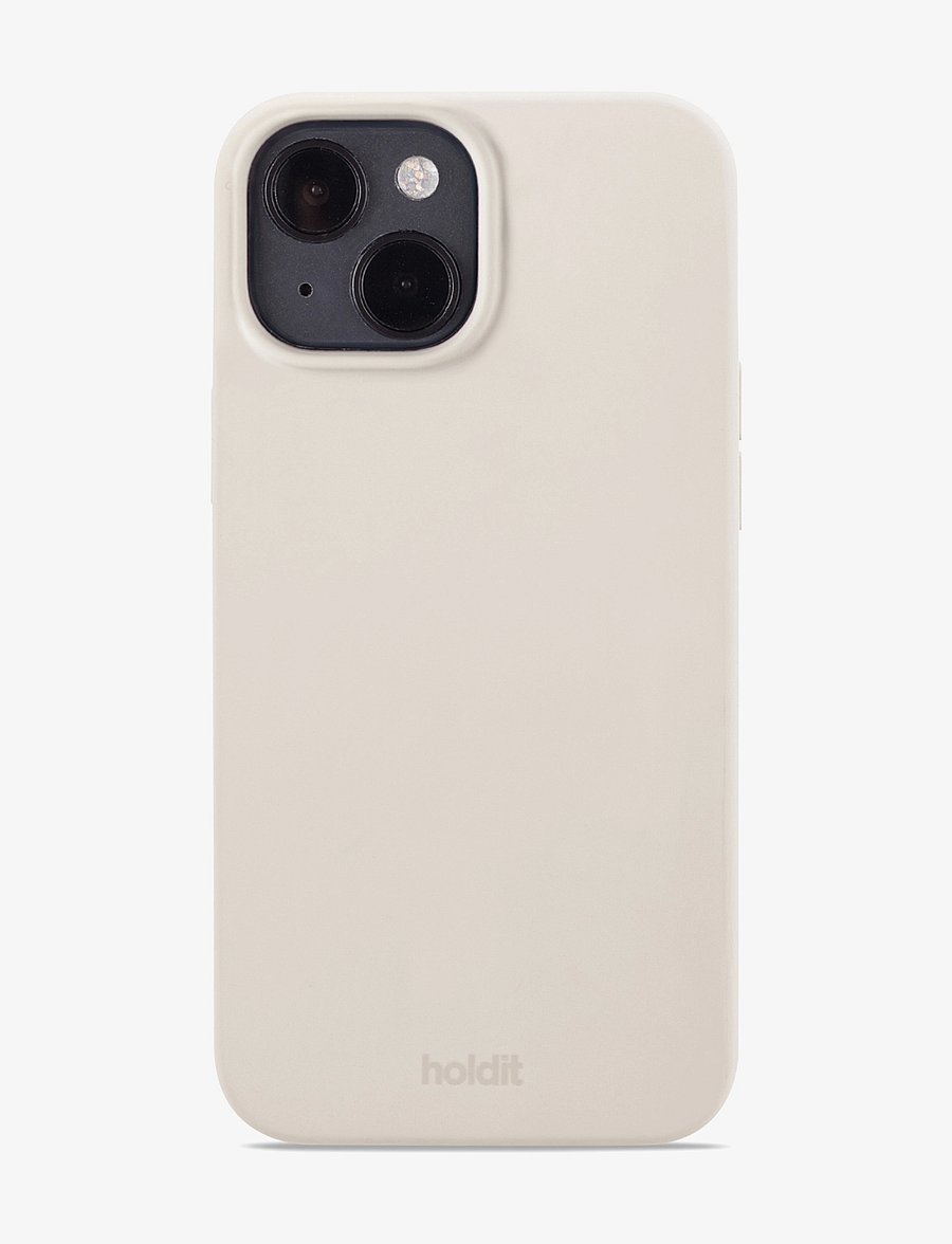 Holdit - Silicone Case iPhone 15 - light beige - 0