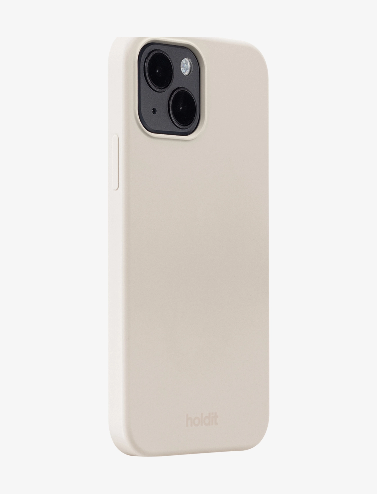 Holdit - Silicone Case iPhone 15 - light beige - 1