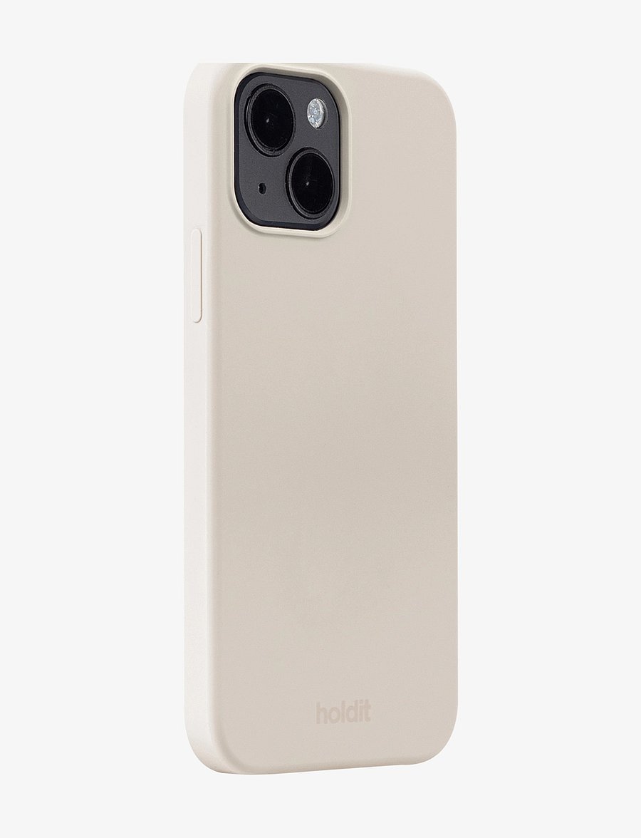 Holdit - Silicone Case iPhone 15 - light beige - 1