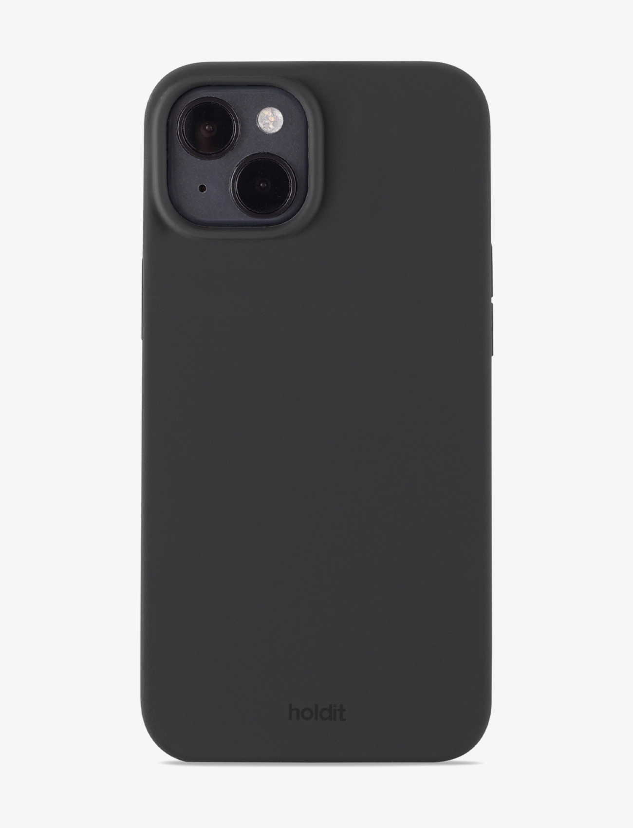 Holdit Silicone Case Black, Mænd, Silikone Telefoncover, Sort, Str: IPHONE 15PLUS