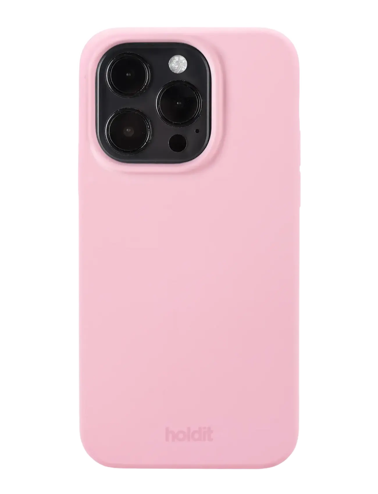 Holdit Silicone Case iPhone 15 Pro - Põhirõivad - PINK / pink/rose