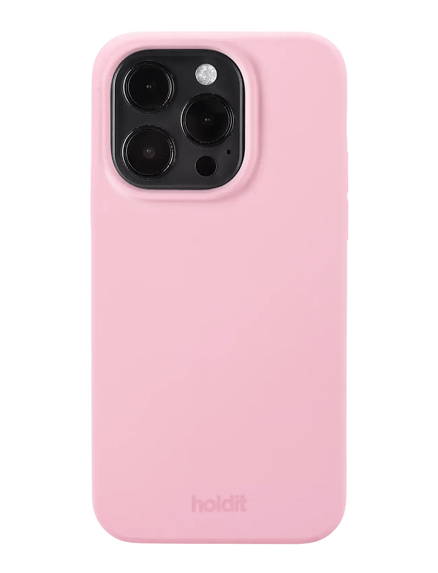 Holdit - Silicone Case iPhone 15 Pro - telefonide ümbrised - pink - 0