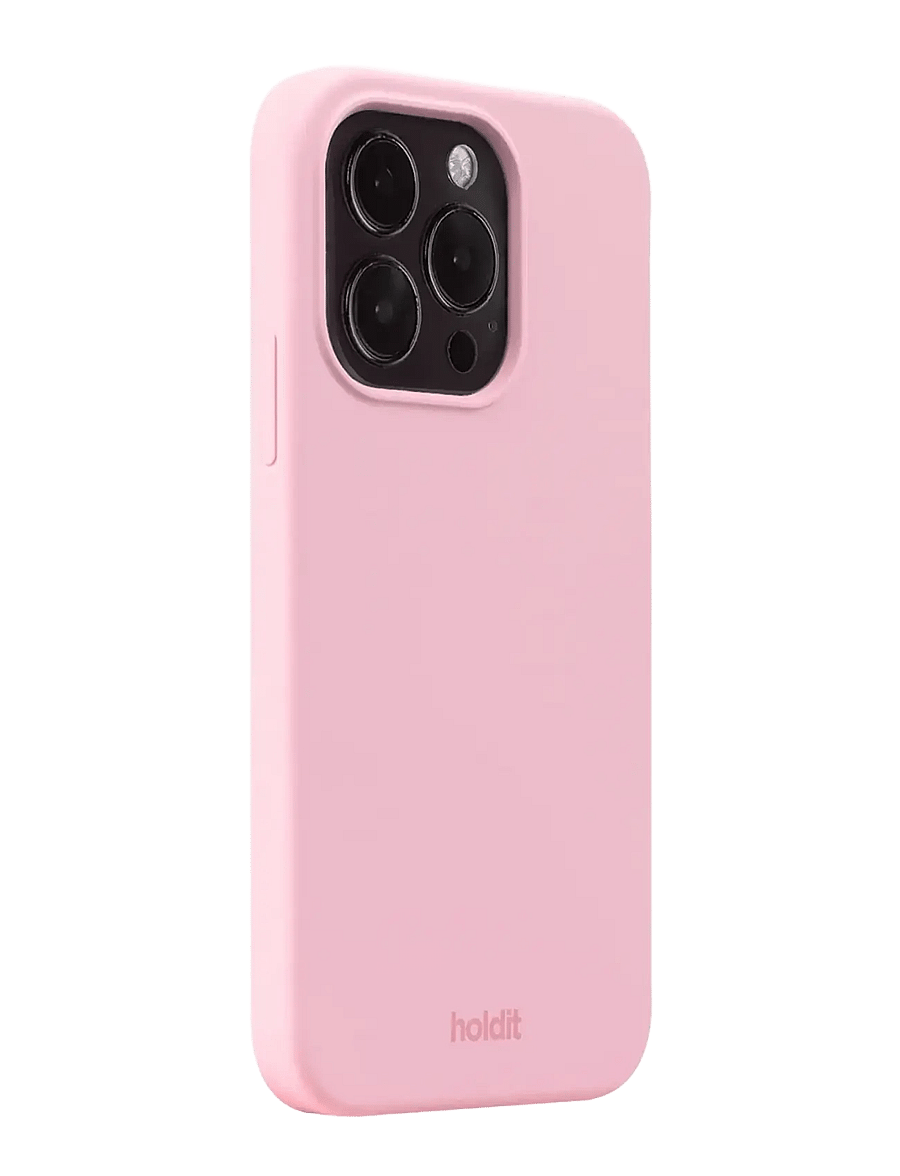 Holdit - Silicone Case iPhone 15 Pro - telefonide ümbrised - pink - 1