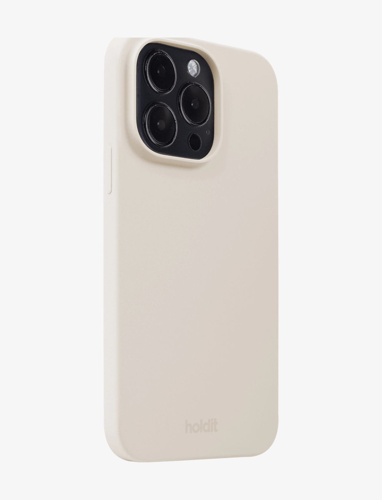 Holdit - Silicone Case iPhone 15 Pro - mobilskal - light beige - 1