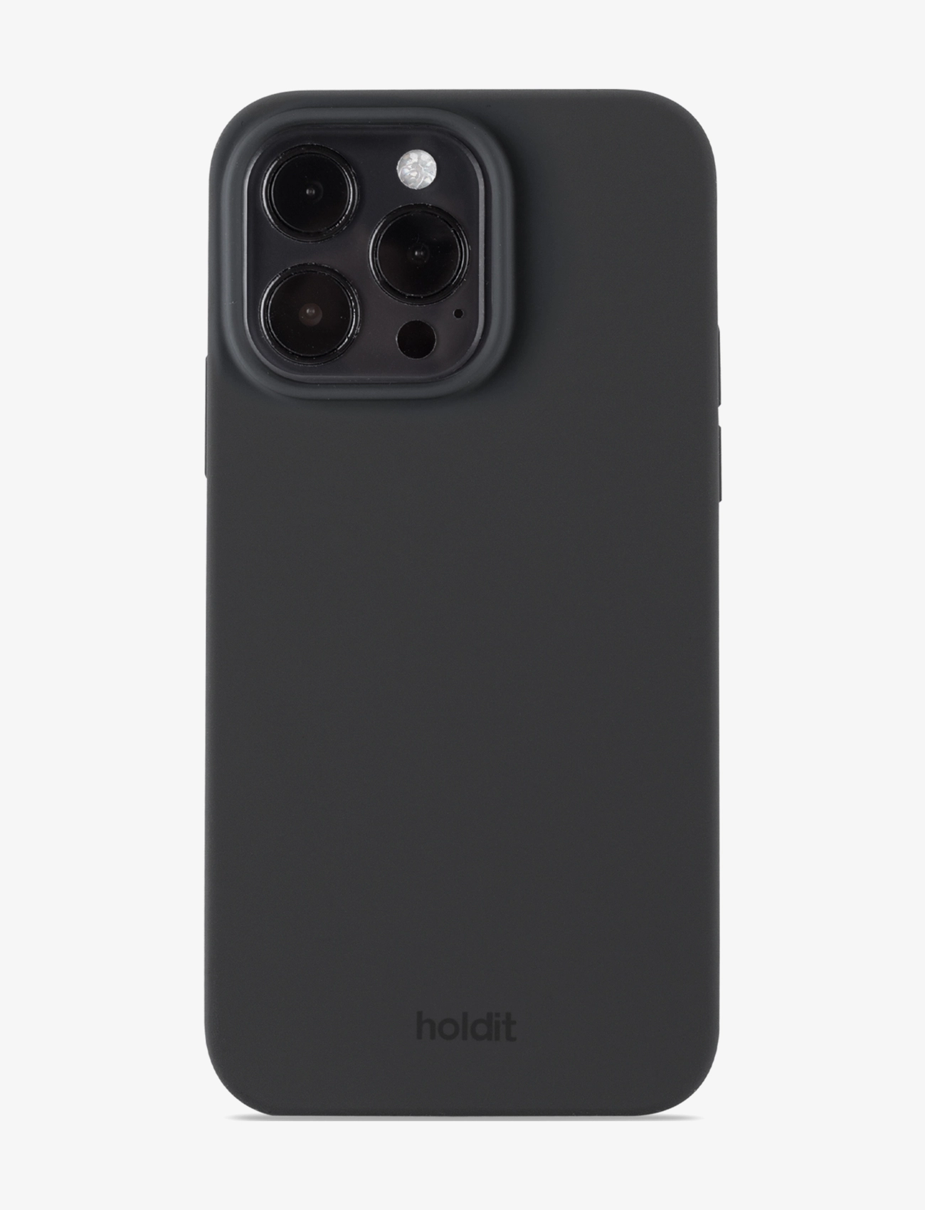 Holdit Silicone Case Black, Silikone Cover, Sort, Str: IPHONE 15PRO MAX