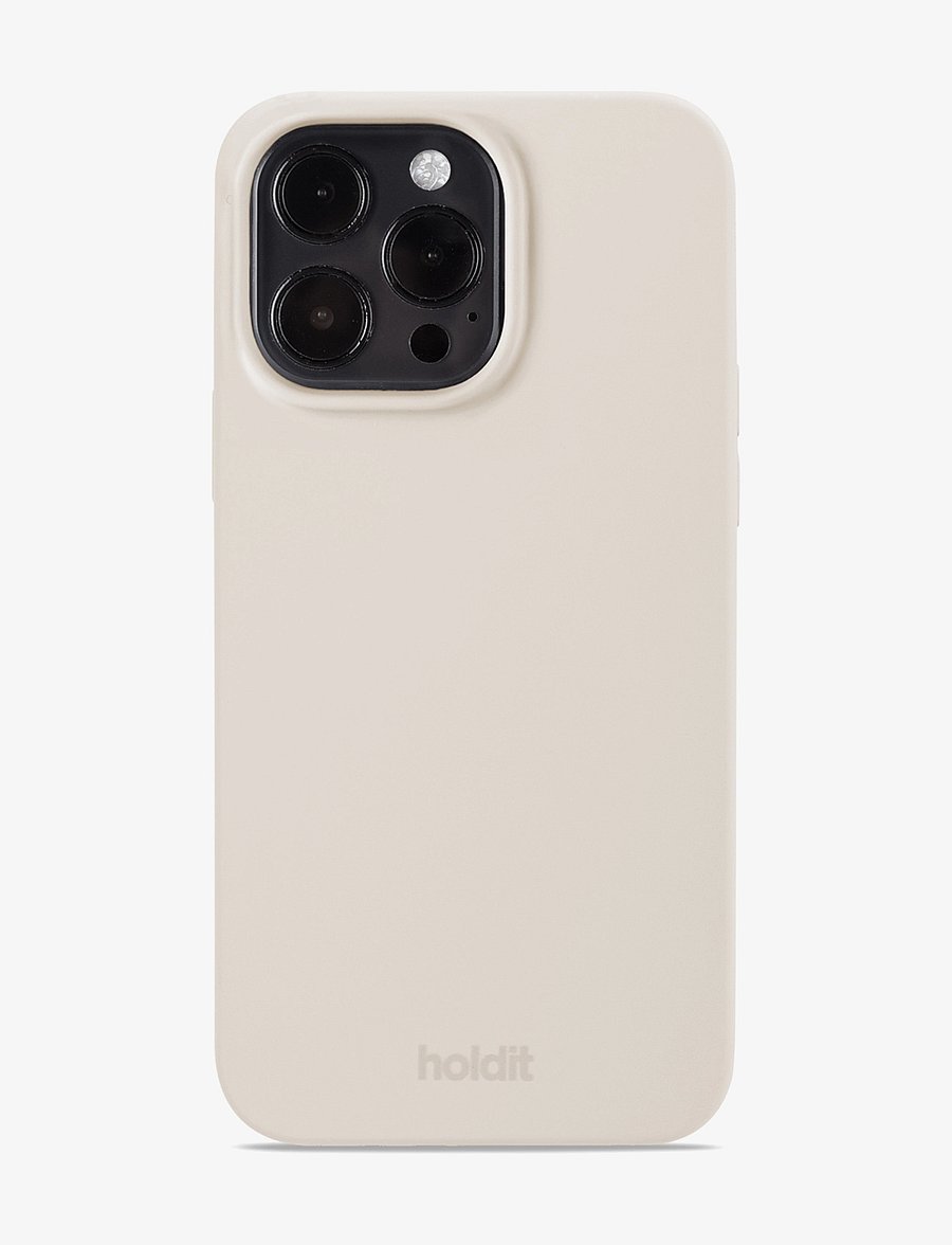 Holdit - Silicone Case iPhone 15 Pro Max - mobilcovers - light beige - 0