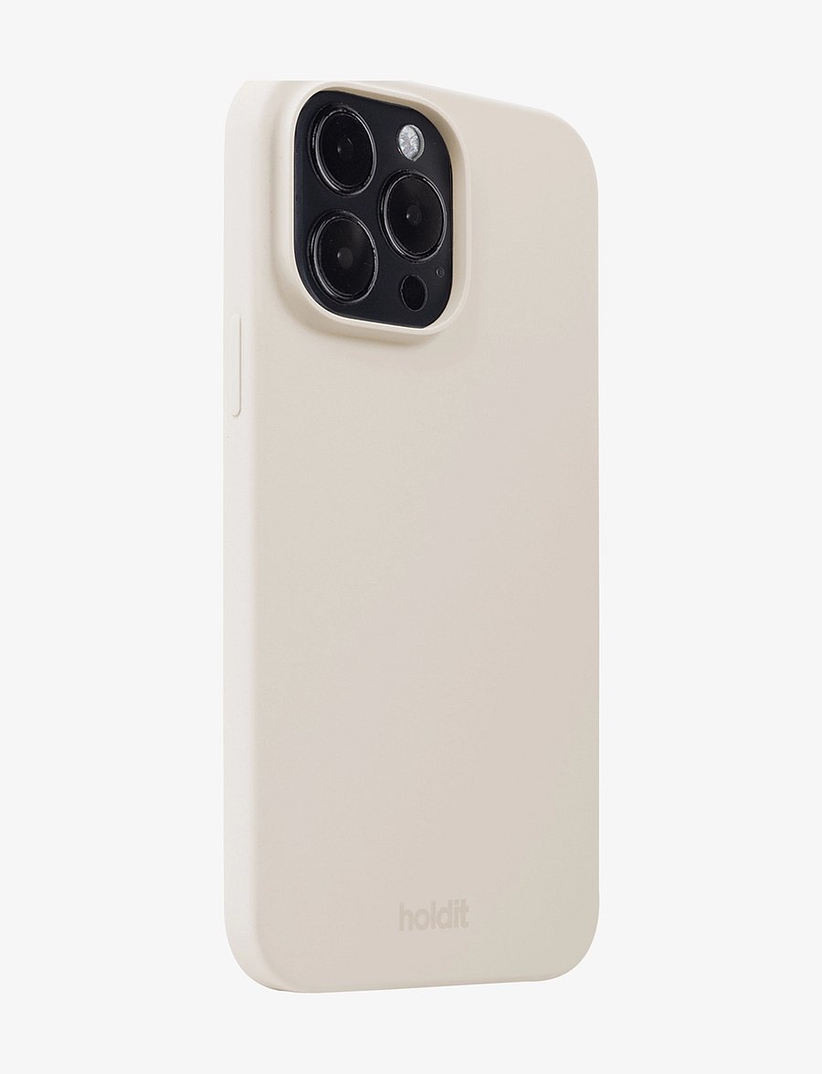 Holdit - Silicone Case iPhone 15 Pro Max - mobilcovers - light beige - 1