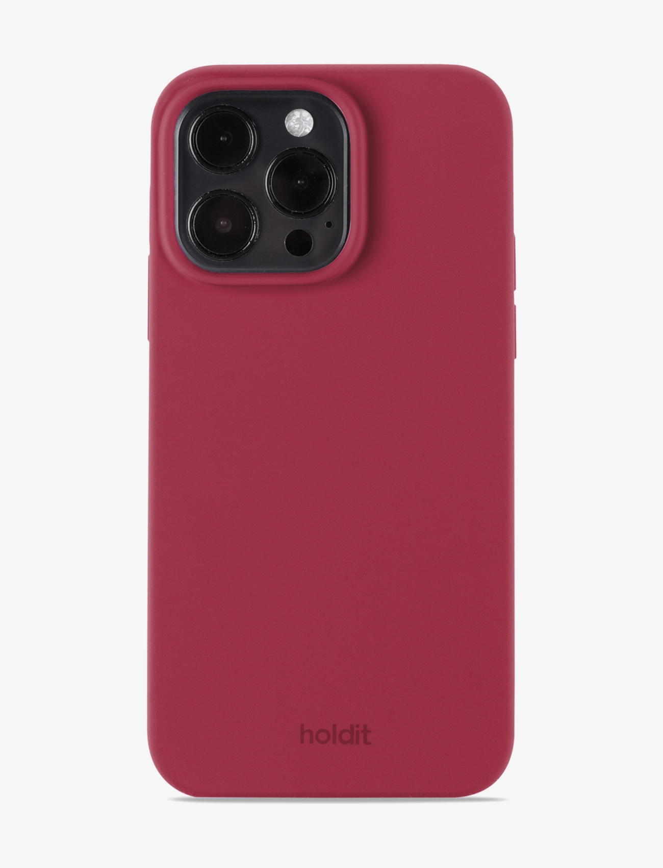 Holdit Silicone Case Red Velvet - Mobilcovers - RED VELVET / red
