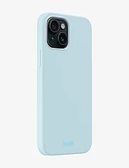 Holdit - Silicone Case iPhone 15 - lowest prices - mineral blue - 1