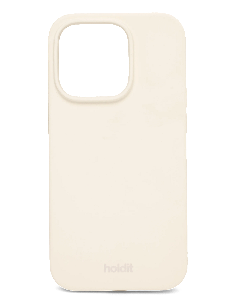 Holdit - Silicone Case iPhone 14 Pro - handyhüllen - soft linen - 0
