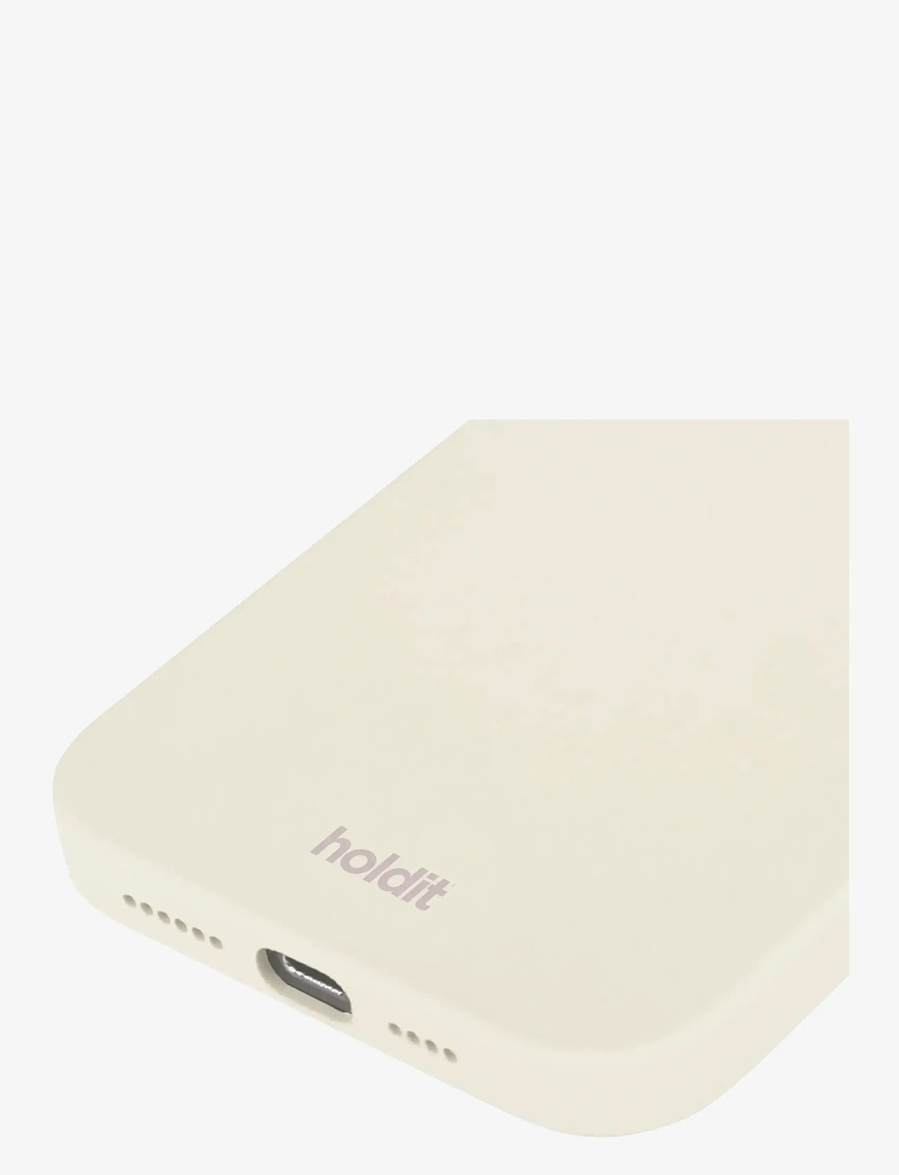 Holdit - Silicone Case iPhone 15 - laveste priser - soft linen - 2