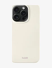 Holdit - Silicone Case iPhone 15 Pro - lowest prices - soft linen - 0