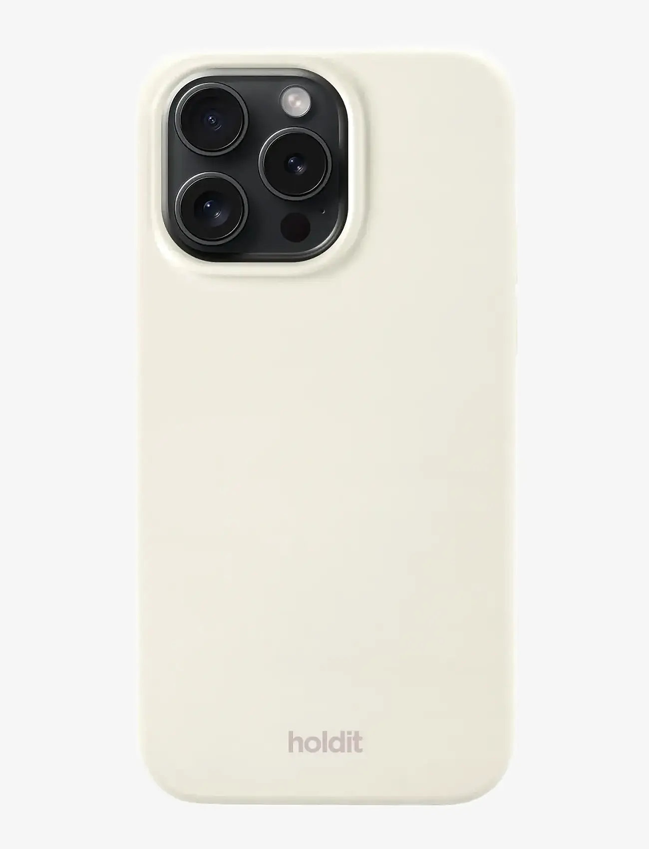 Holdit - Silicone Case iPhone 15 Pro Max - phone cases - soft linen - 0