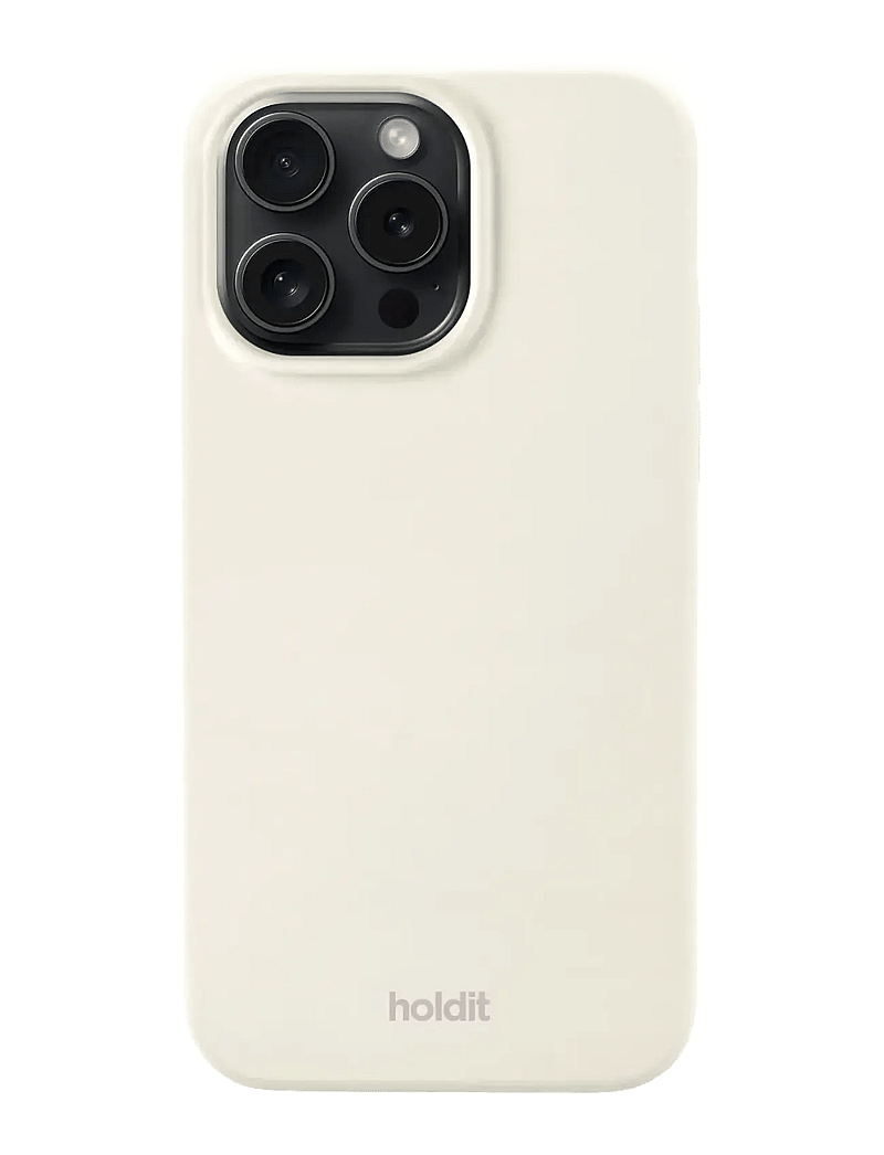 Holdit - Silicone Case iPhone 15 Pro Max - telefonide ümbrised - soft linen - 0