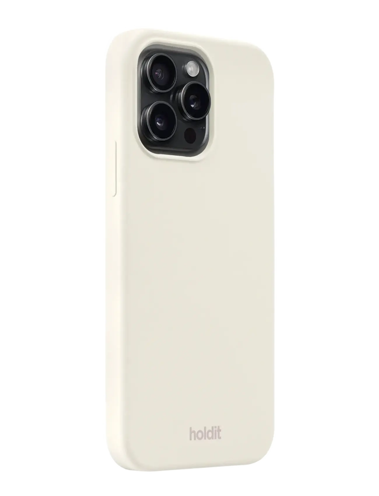 Holdit - Silicone Case iPhone 15 Pro Max - laveste priser - soft linen - 1