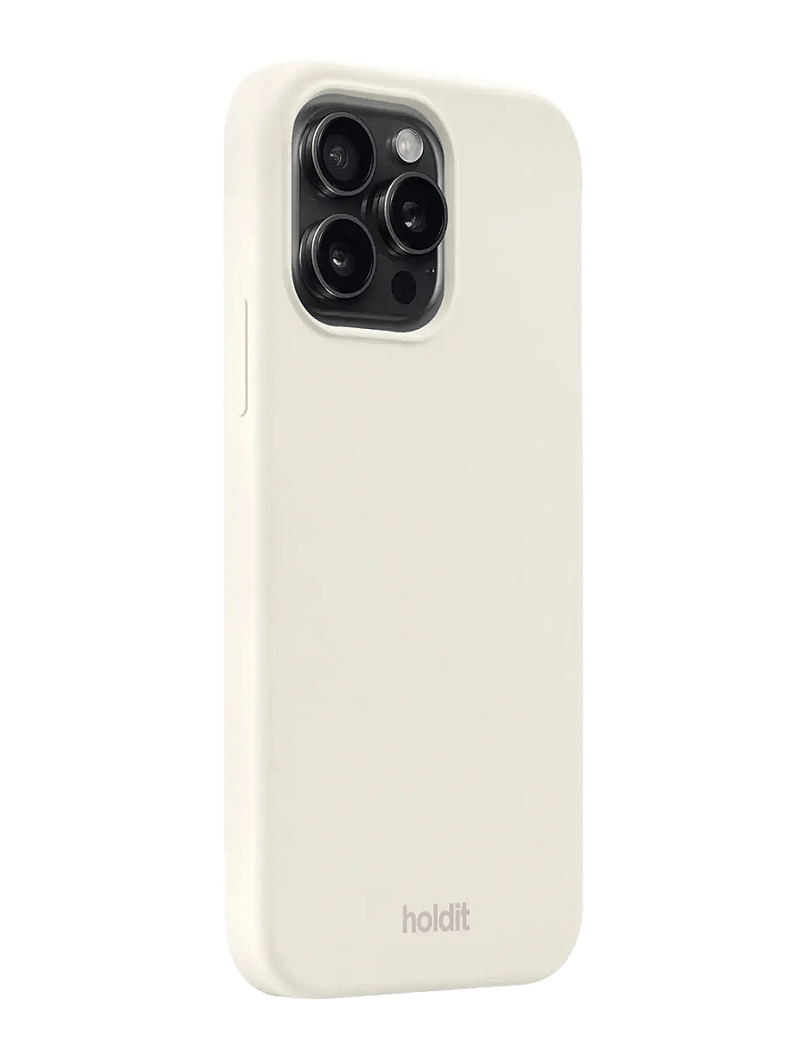 Holdit - Silicone Case iPhone 15 Pro Max - etui na telefon - soft linen - 1