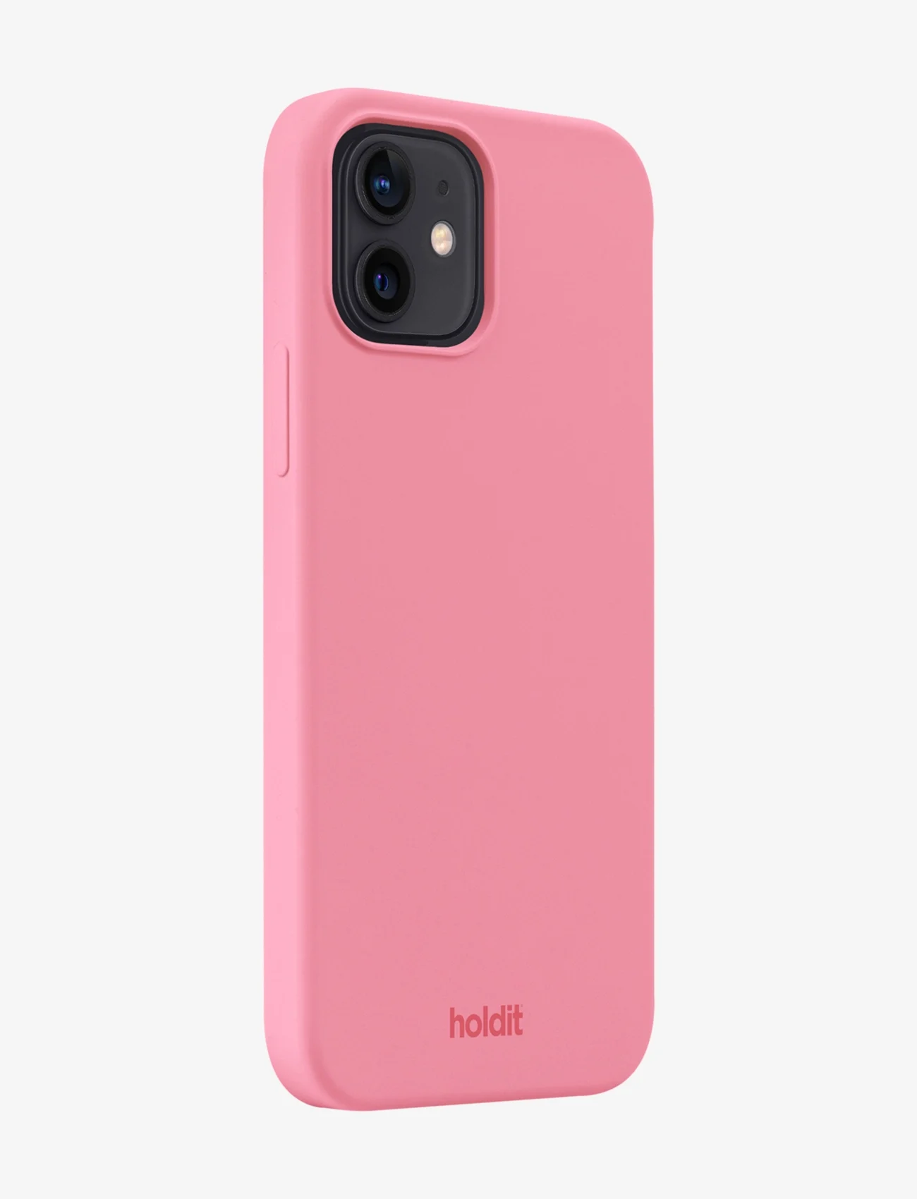 Holdit - Silicone Case iPhone 12/12 Pro - laveste priser - rouge pink - 1