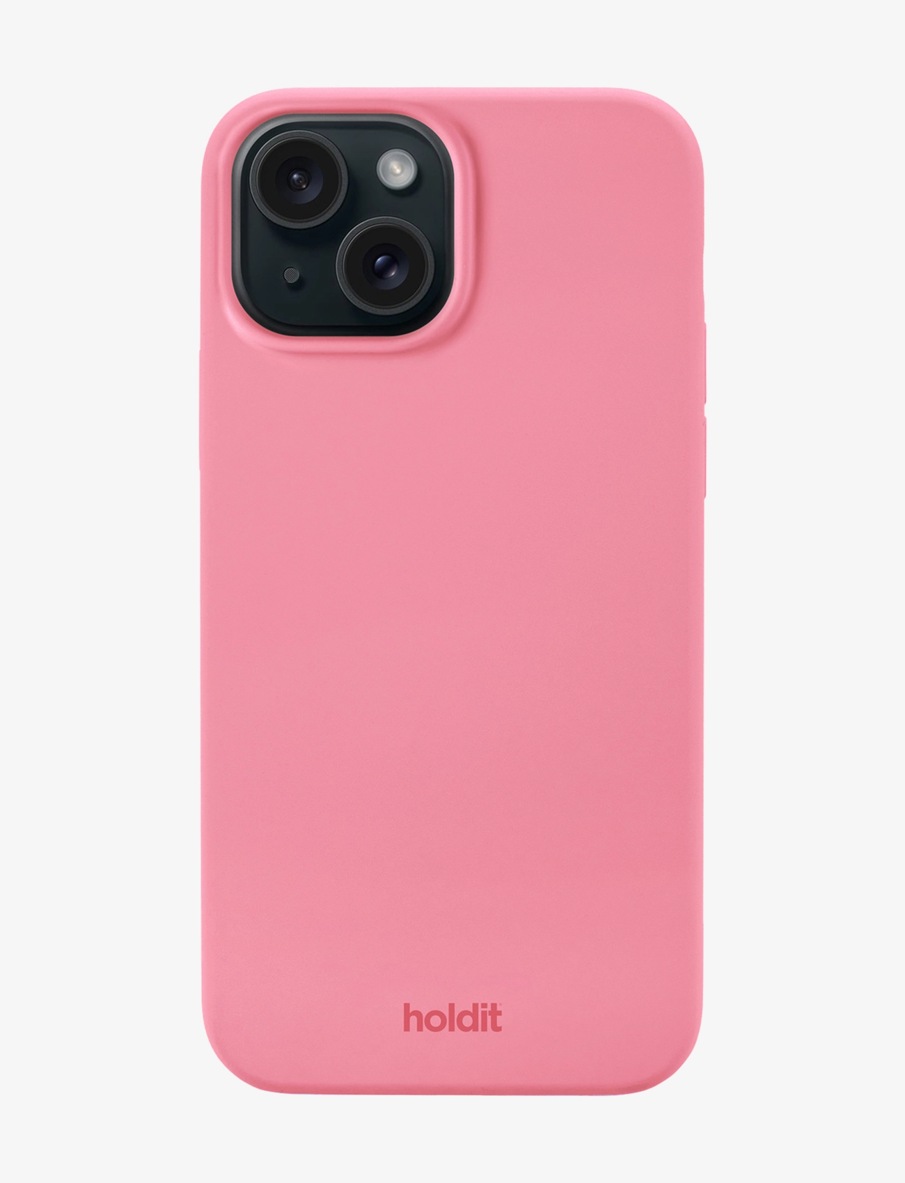 Holdit Silicone Case iPhone 15 - Holdit - ROUGE PINK / pink/rose