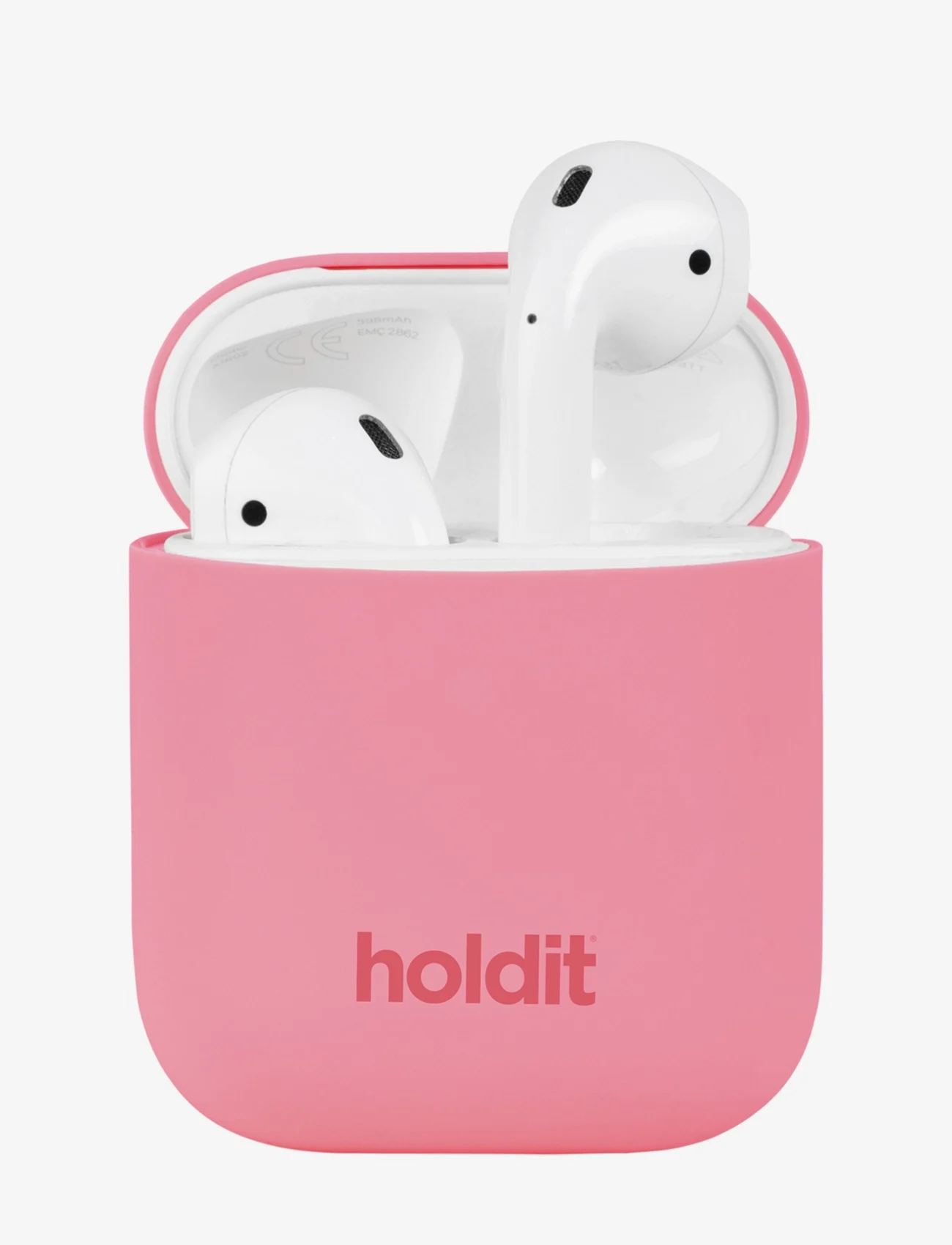 Holdit - Silicone Case AirPods 1&2 - laagste prijzen - rouge pink - 0