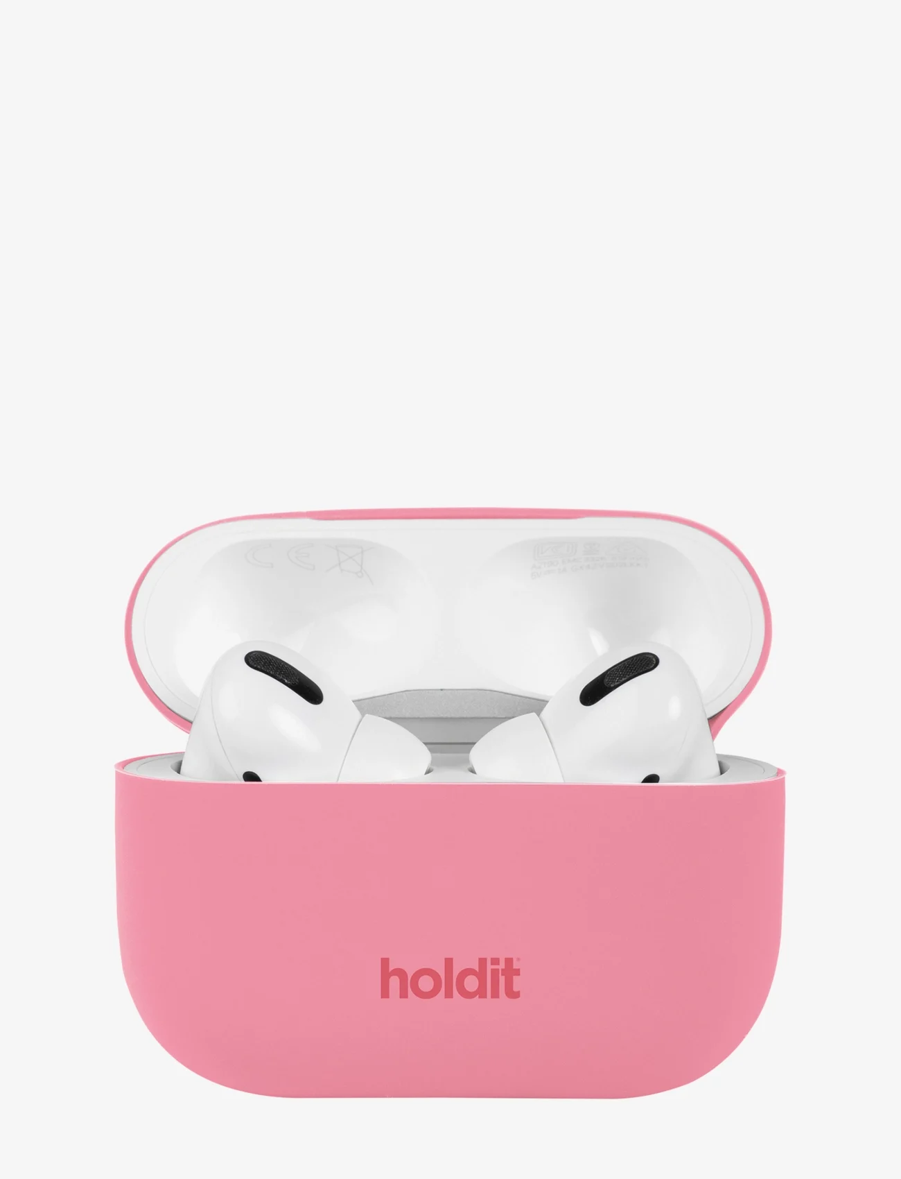 Holdit - Silicone Case AirPods Pro 1&2 - airpods-skal - rouge pink - 0