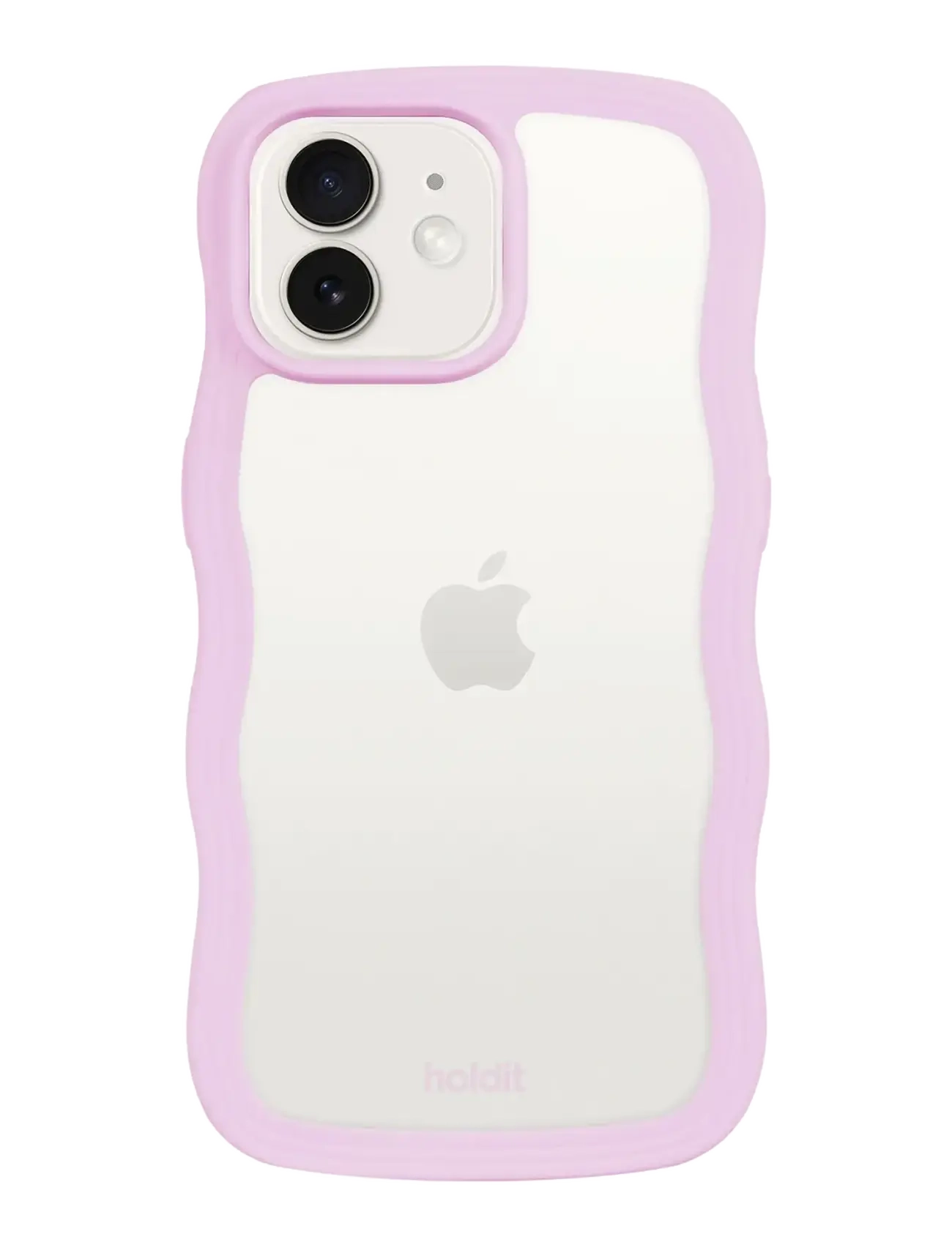 Holdit Wavy Case Lilac/Transparent - Mobil accessories - LILAC/TRANSPARENT / pink/rose