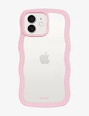 Holdit - Wavy Case iPhone 12/12 Pro - die niedrigsten preise - pink/transparent - 0