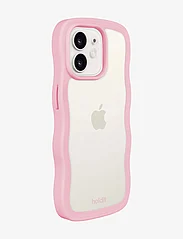 Holdit - Wavy Case iPhone 12/12 Pro - zemākās cenas - pink/transparent - 2