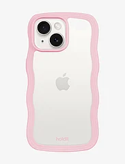 Holdit - Wavy Case iPhone 15/14/13 - die niedrigsten preise - pink/transparent - 0