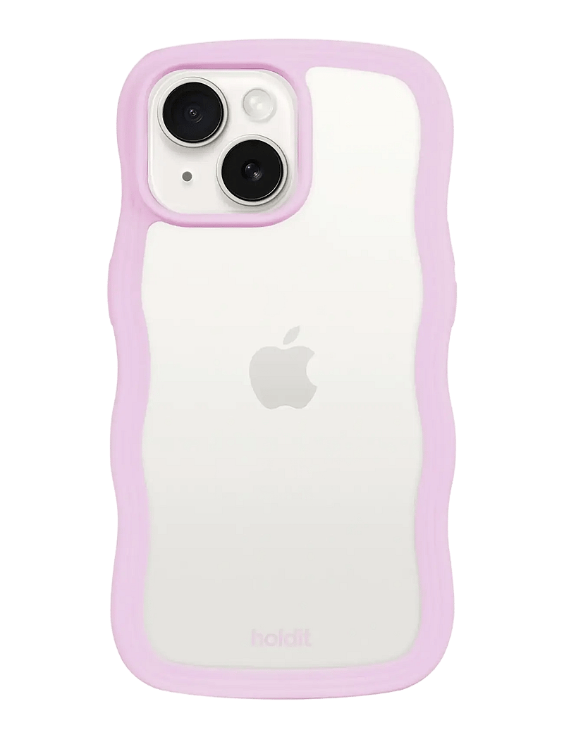 Holdit Wavy Case Lilac/transparent – phone cases – shop at Booztlet