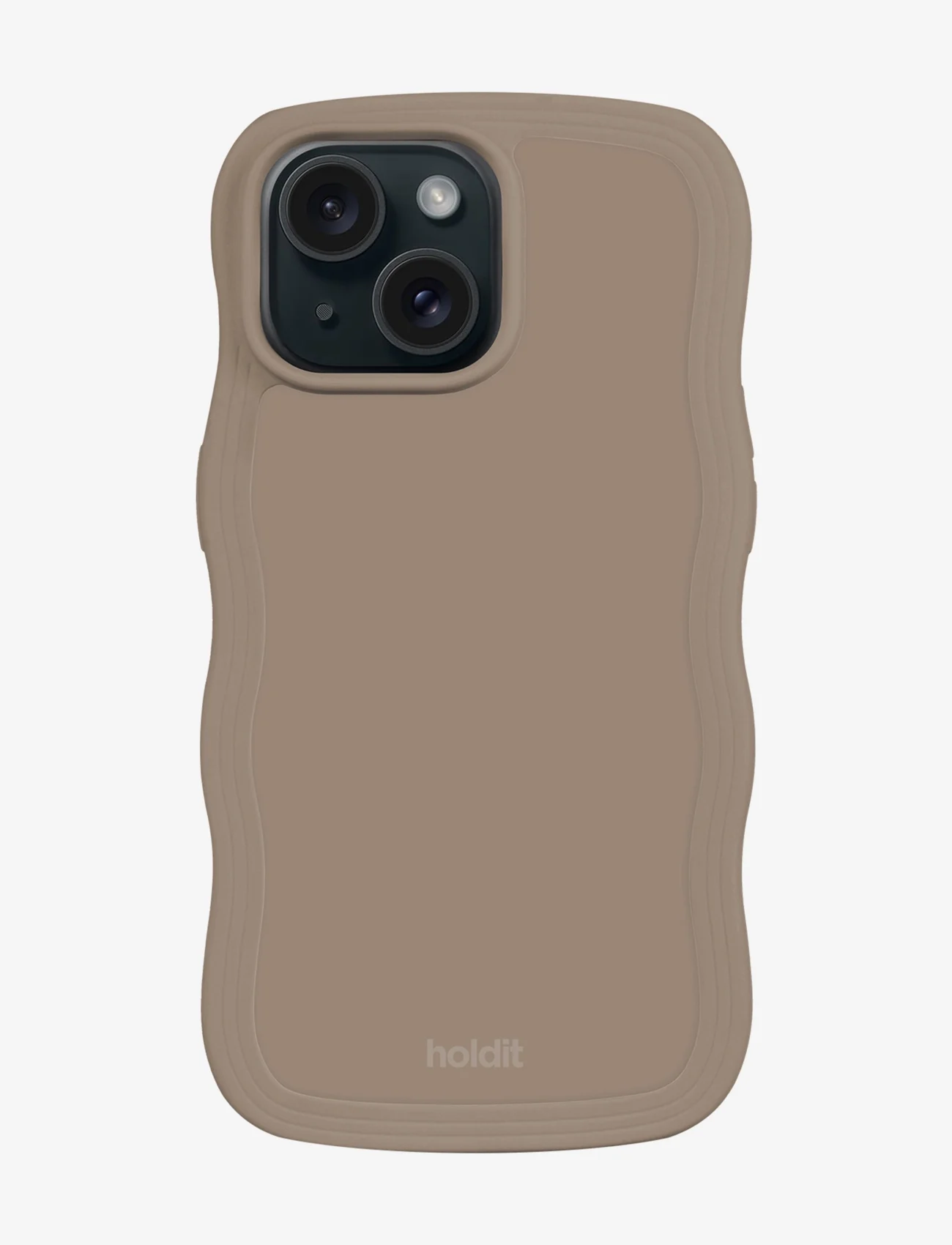 Holdit - Wavy Case iPhone 15/14/13 - laagste prijzen - mocha brown - 0
