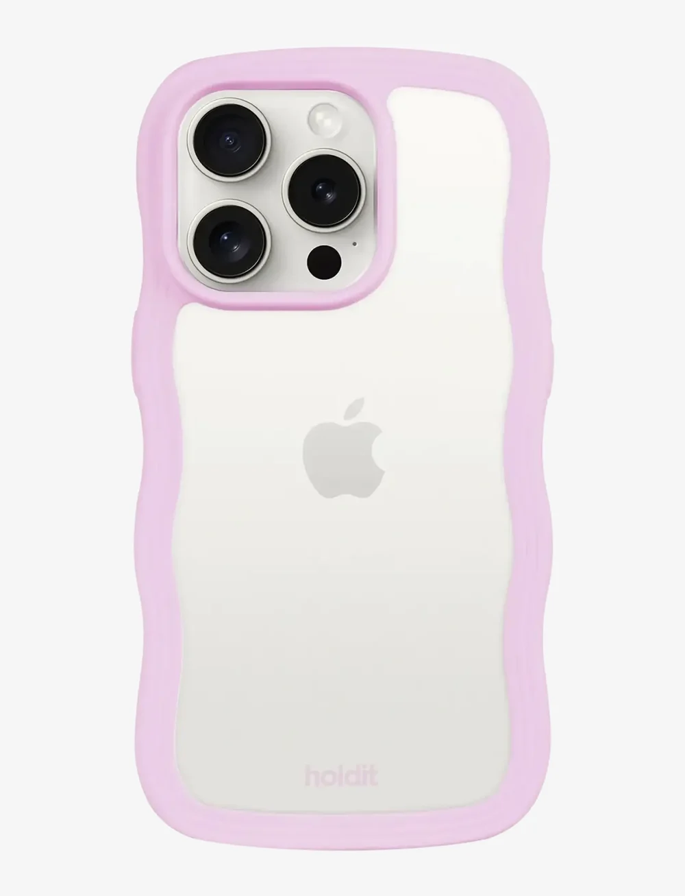 Holdit - Wavy Case Lilac/Transparent - mobilcovers - lilac/transparent - 0