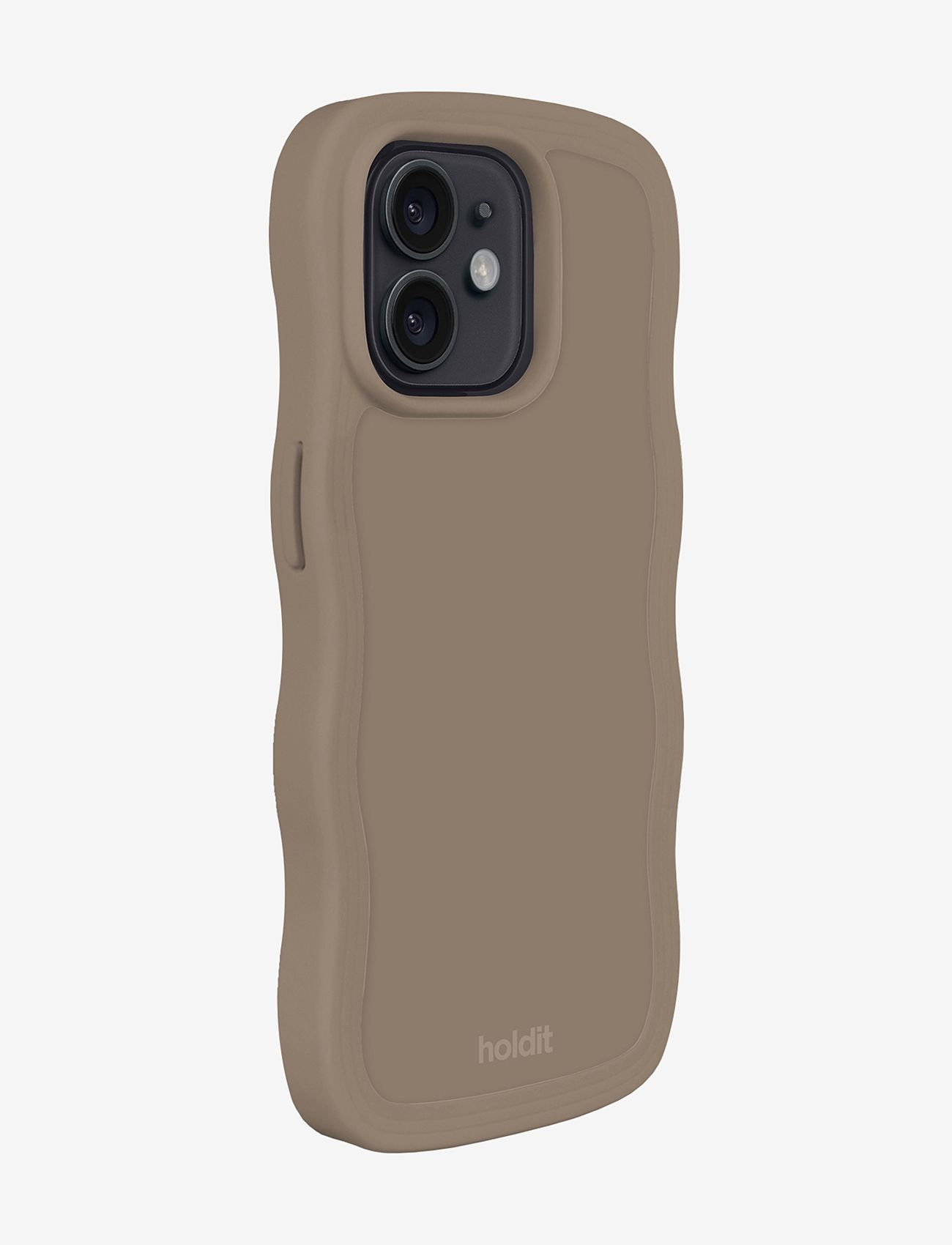 Holdit - Wavy Case iPhone 12/12 Pro - laveste priser - mocha brown - 1