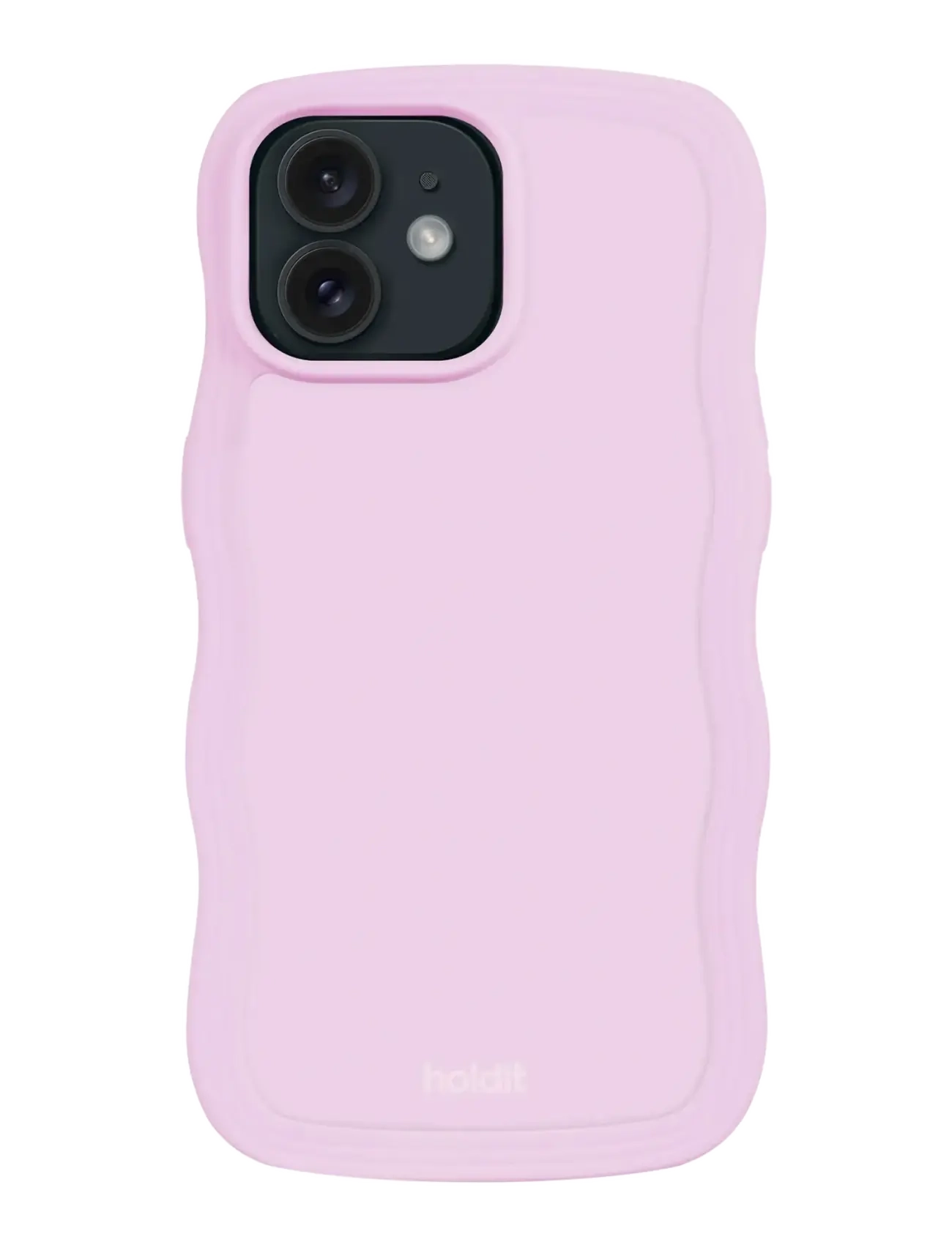 Holdit Wavy Case Lilac, IPHONE 12-12PRO, Pink, Mobiltilbehør-Covers > Telefontasker, Dame