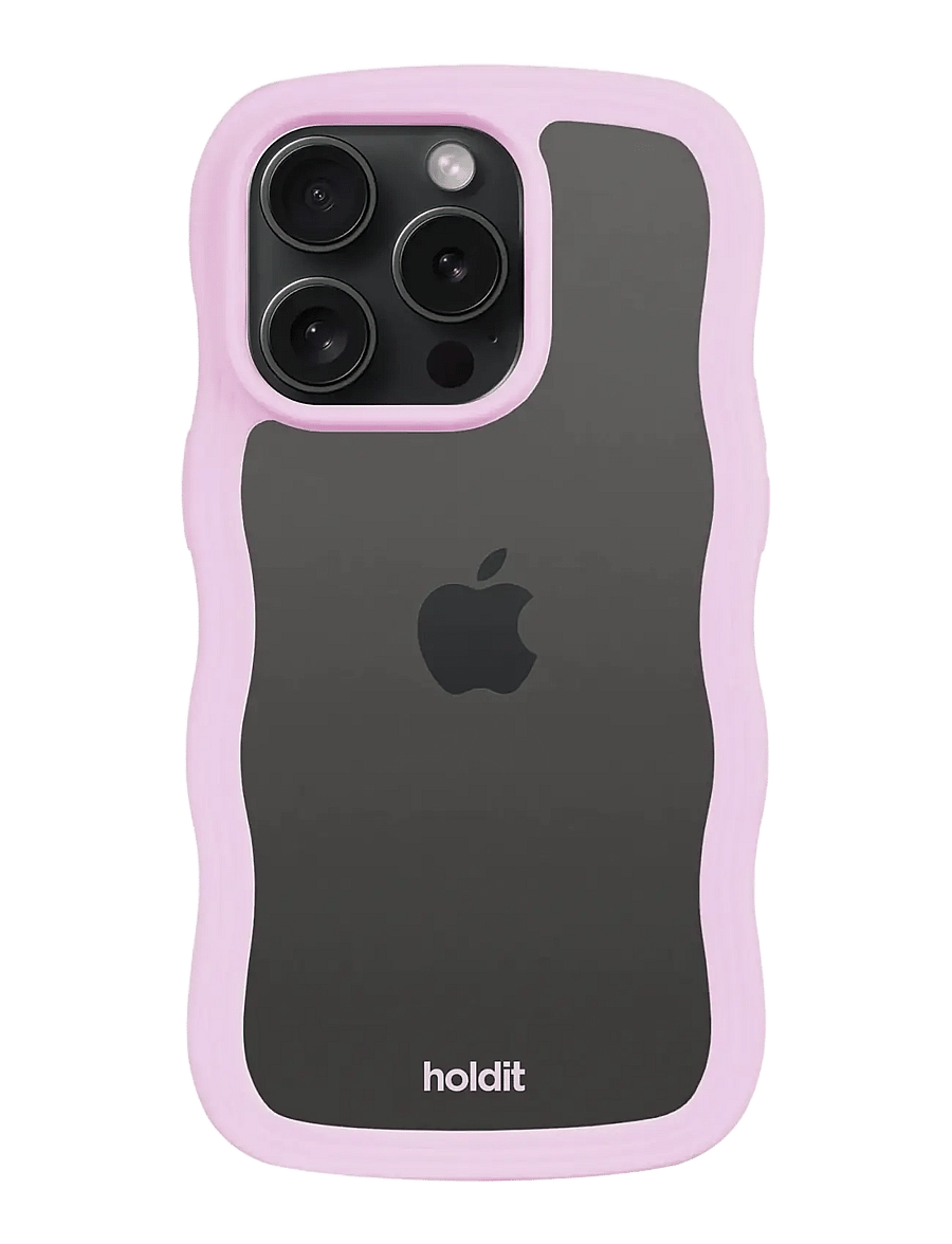 Holdit - Wavy Case Lilac/Transparent - mobilskal - lilac/transparent - 1