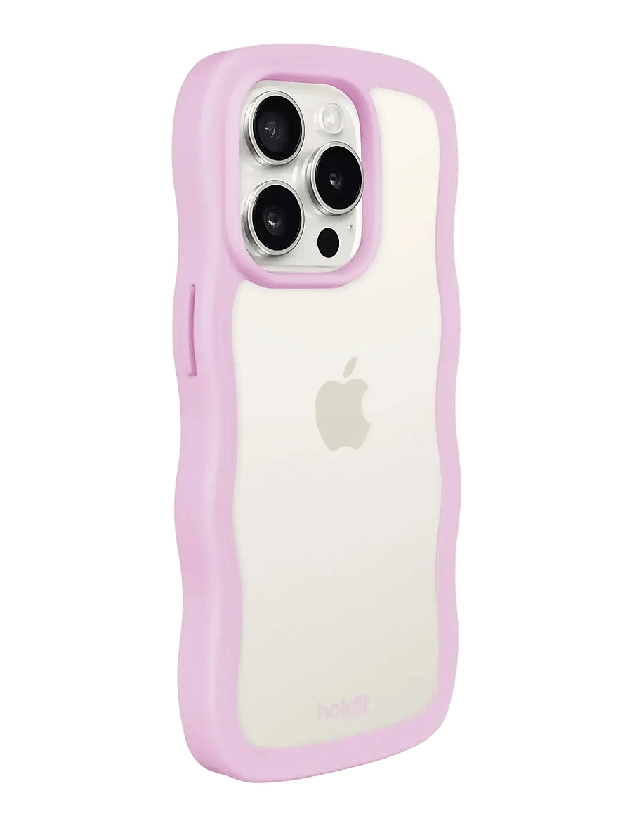 Holdit - Wavy Case Lilac/Transparent - mobilskal - lilac/transparent - 2