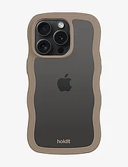 Holdit - Wavy Case iPhone 15 Pro - madalaimad hinnad - mocha brown/transparent - 1