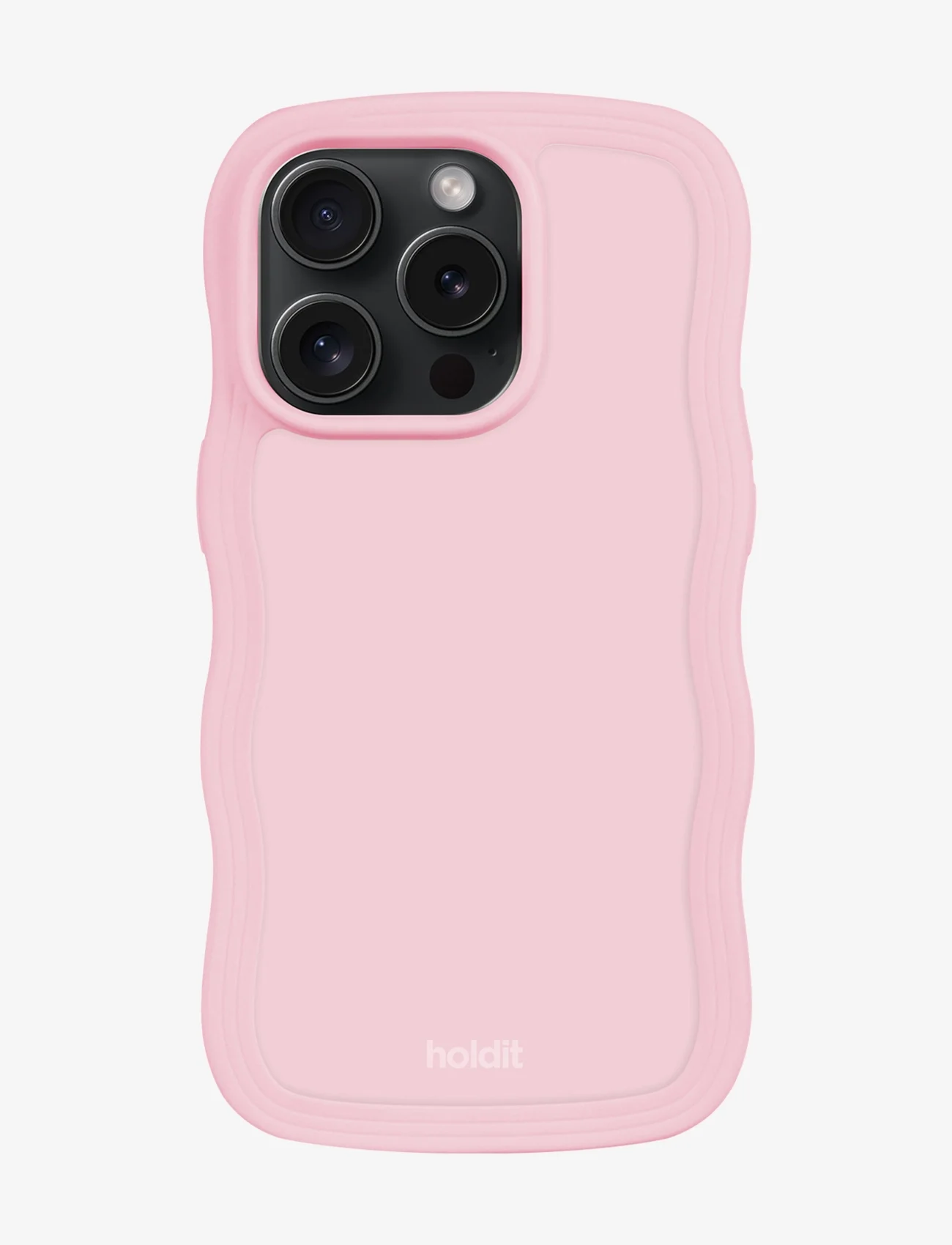 Holdit - Wavy Case iPhone 15 Pro - zemākās cenas - pink - 0