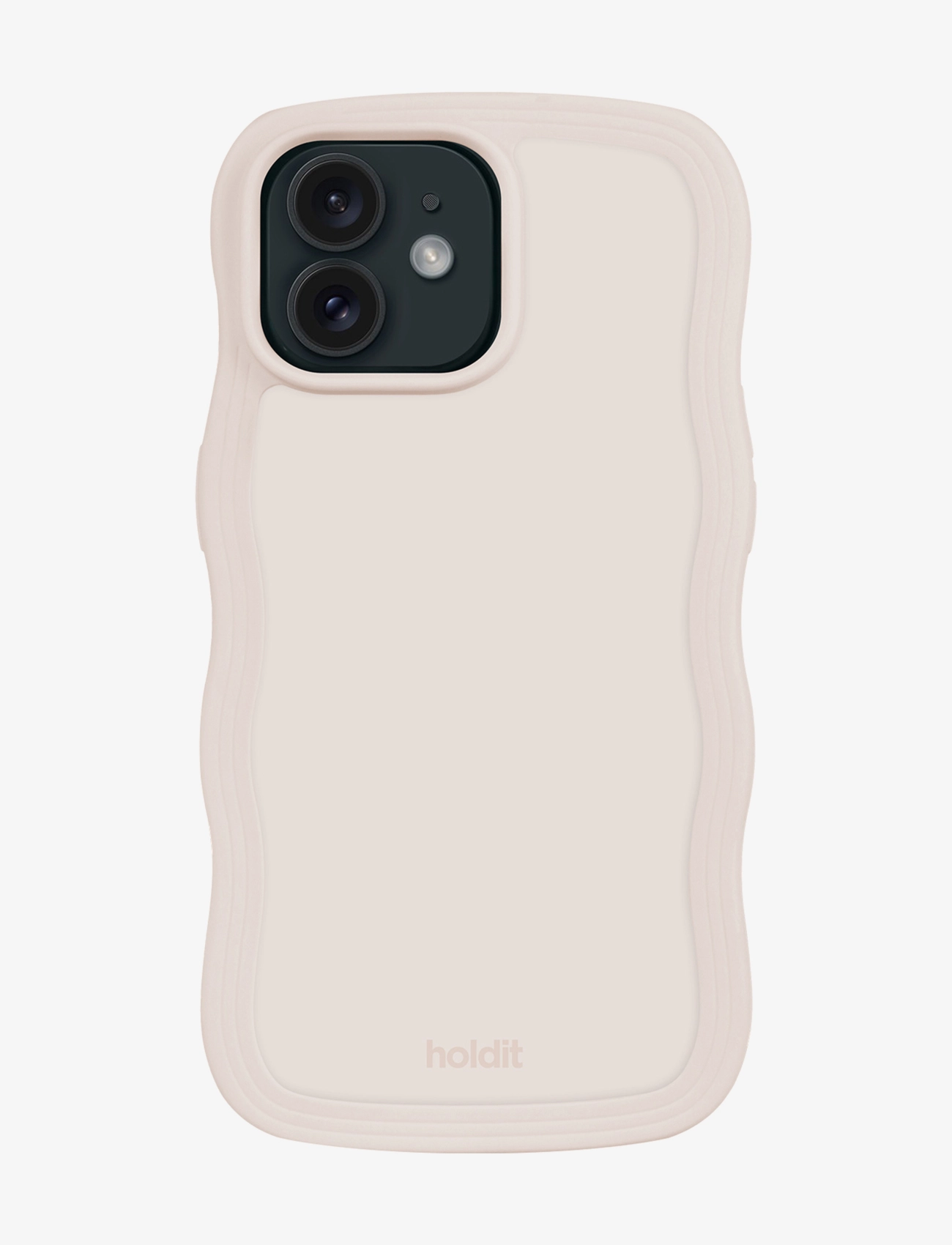 Holdit Wavy Case Light Beige, IPHONE 12-12PRO, Mobile Accessories-covers, Creme - Phone Cases, Frauen