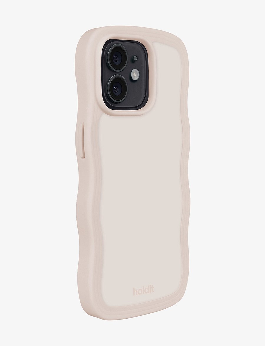 Holdit - Wavy Case Light Beige - handyhüllen - light beige - 1