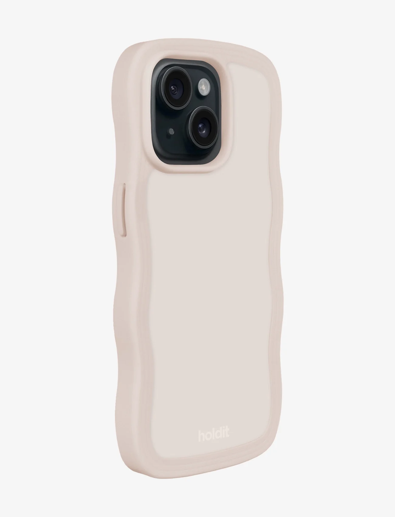 Holdit - Wavy Case iPhone 15/14/13 - najniższe ceny - light beige - 1