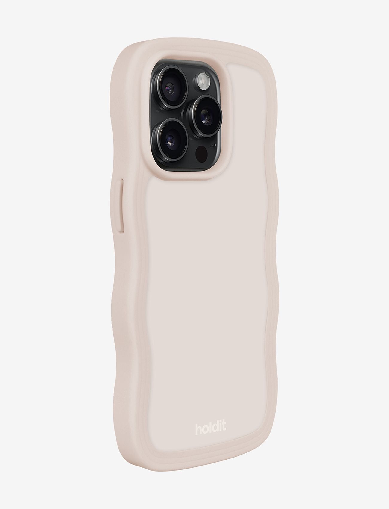 Holdit - Wavy Case iPhone 15 Pro Max - alhaisimmat hinnat - light beige - 1