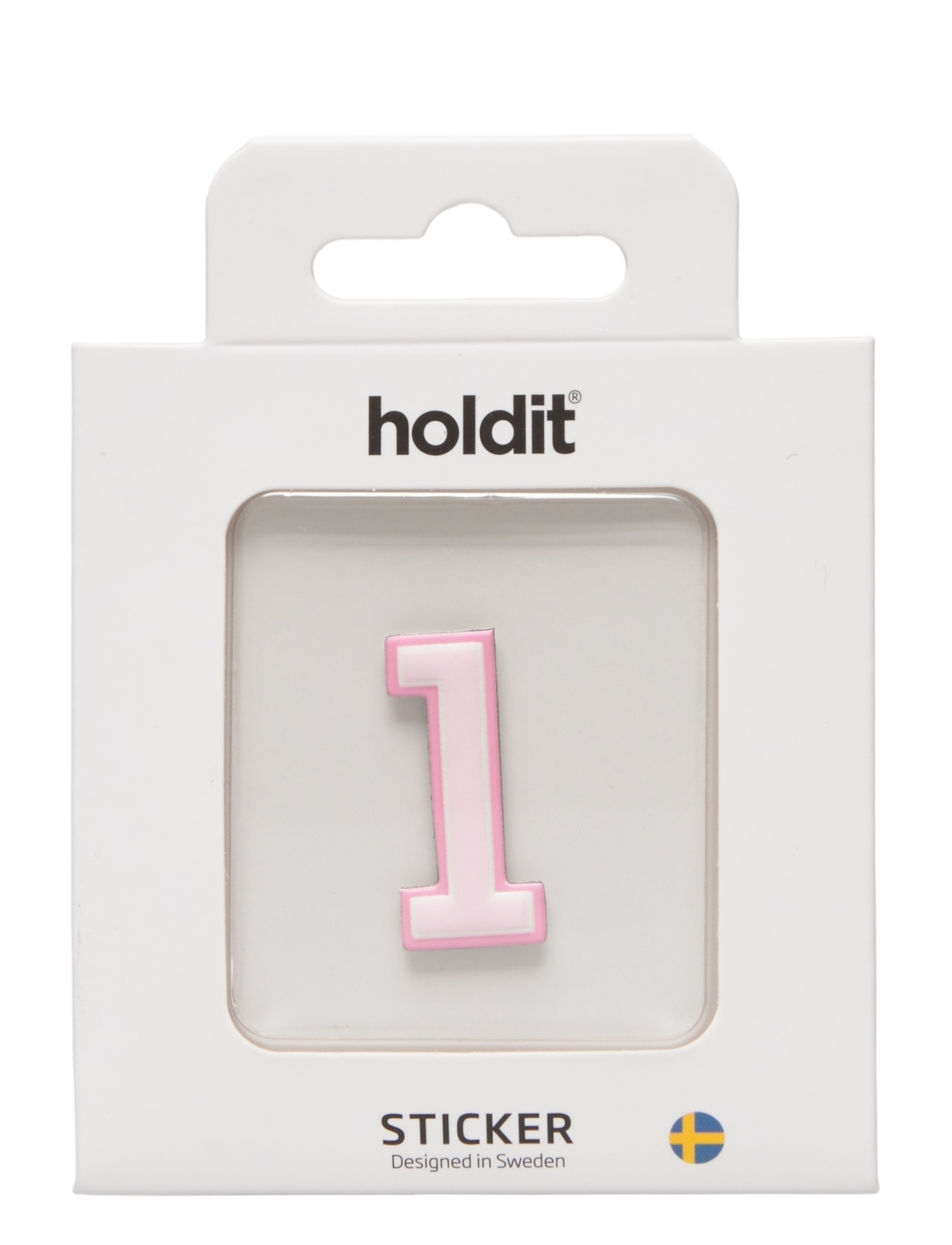 Holdit Sticker Number, Nummer Klistermærke, Hvid, Str: ONE SIZE