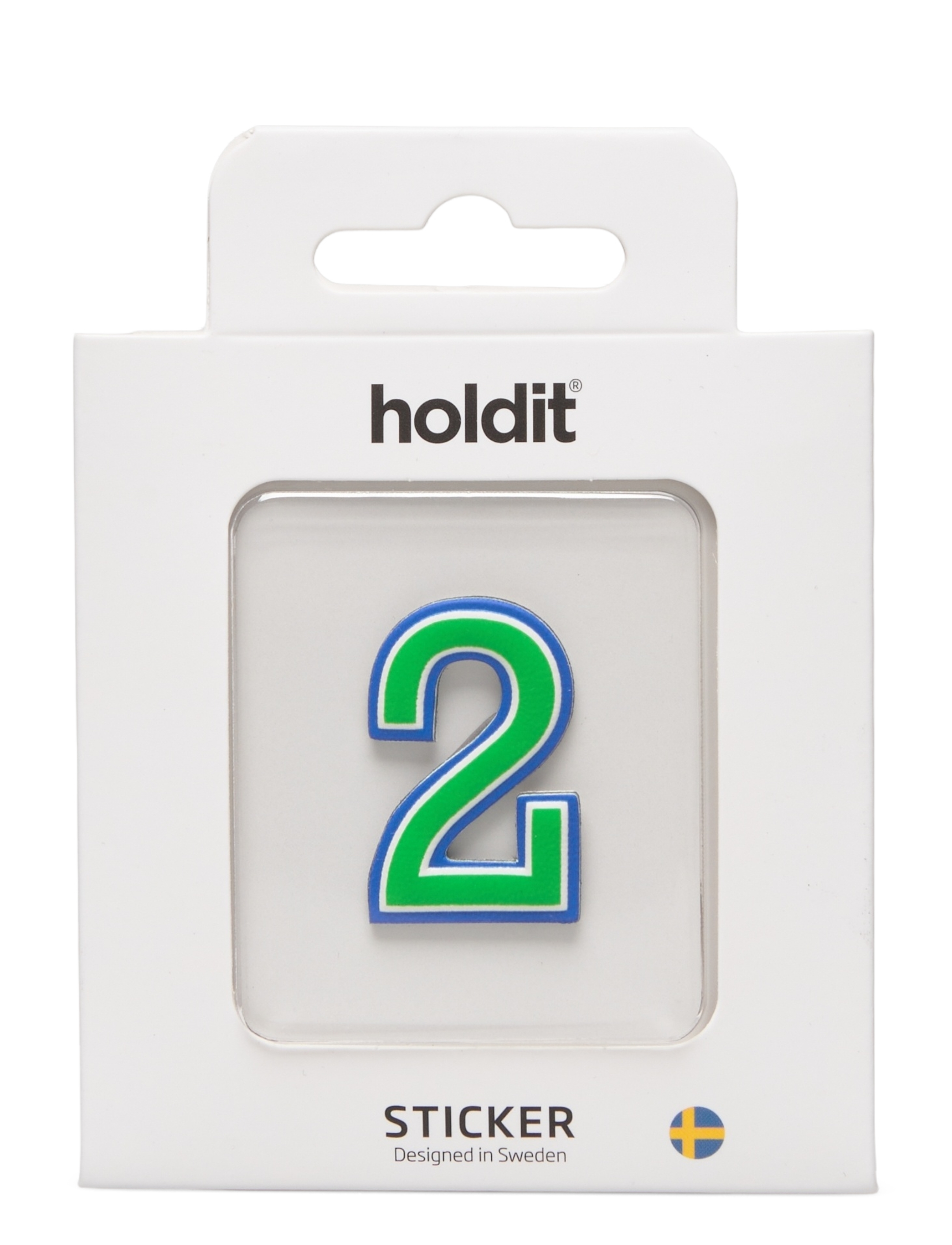 Holdit Sticker Number, Nummer Klistermærke, Hvid, Str: ONE SIZE