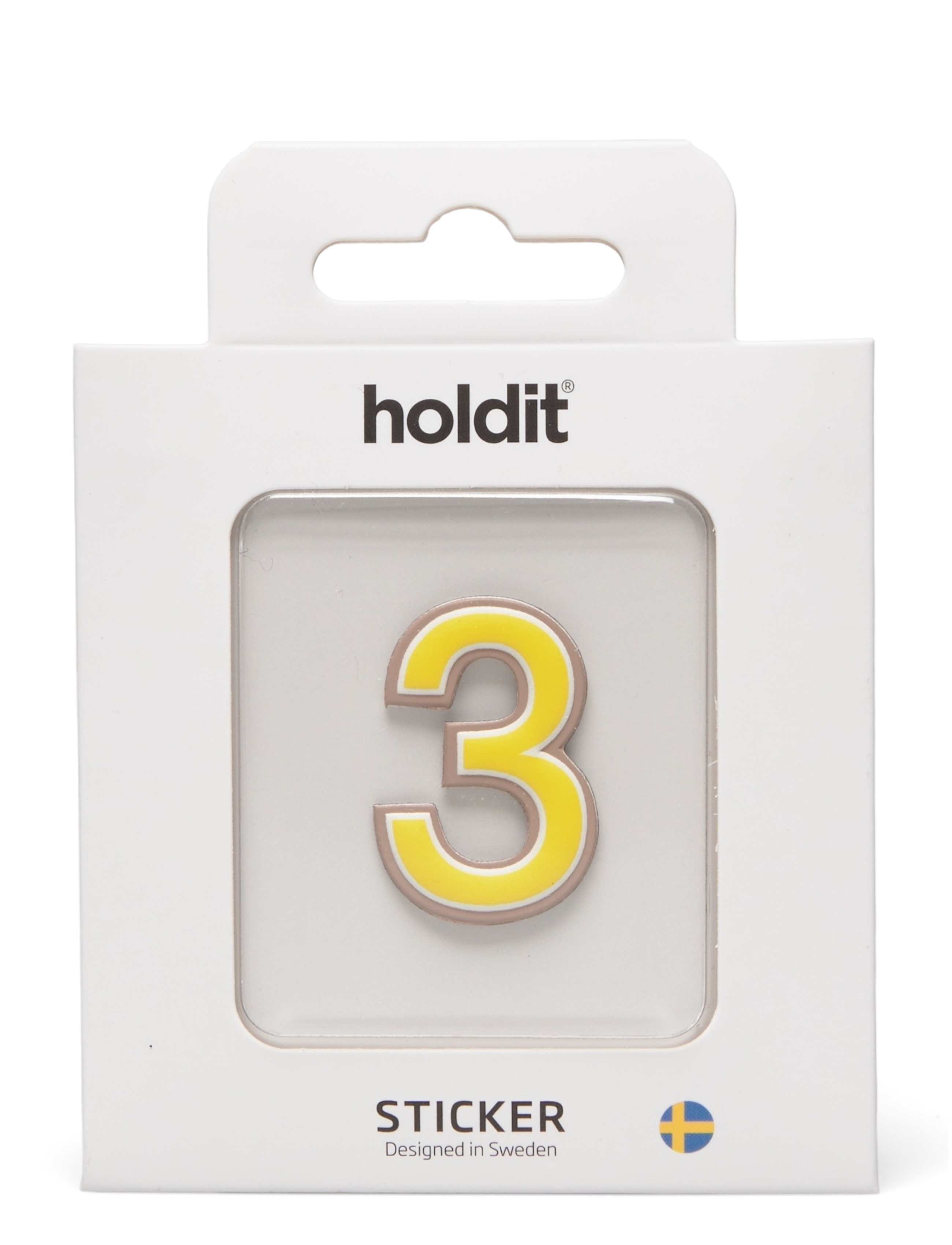 Holdit Sticker Number - Holdit - 3 / white